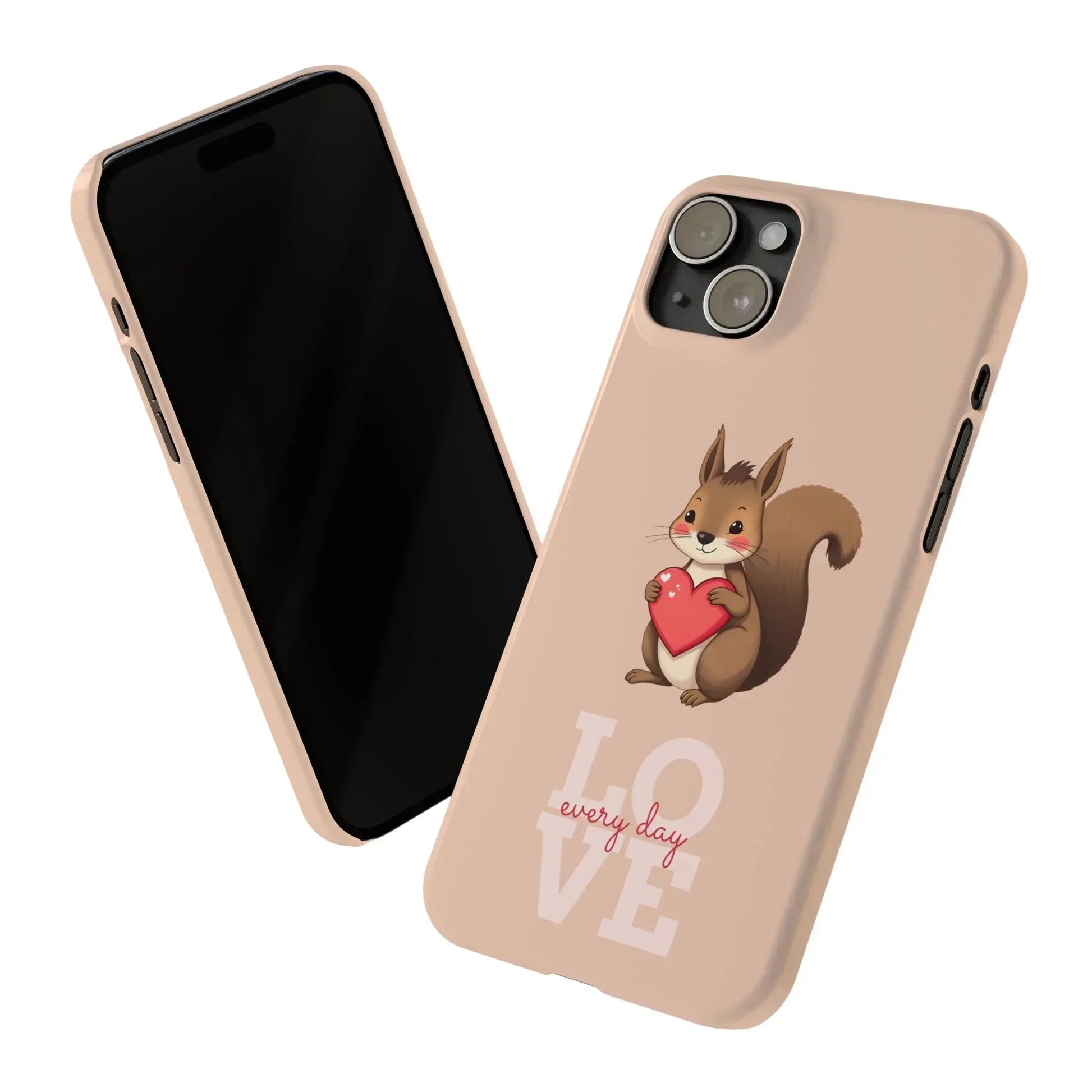 Cute Squirrel Phone Case for iPhone 11-17 - KARARMDESIGN