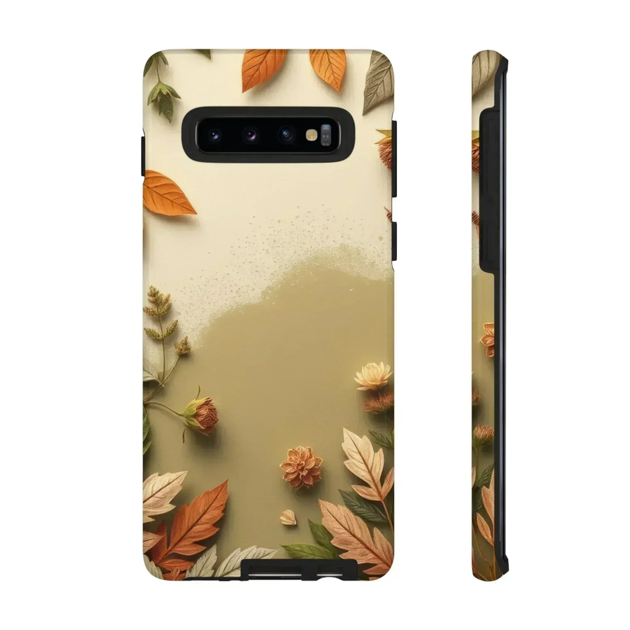 Autumn Leaves Phone Case for iPhone 8–16 and Galaxy S10–S25 - KARARMDESIGN