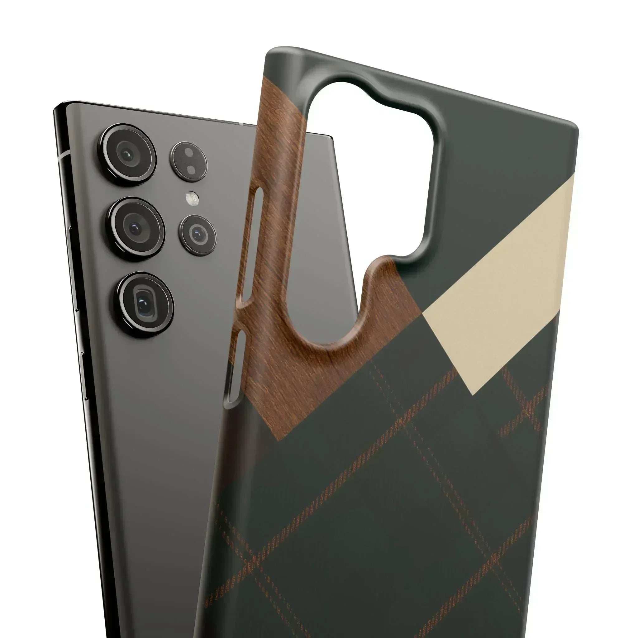 Rustic Green Phone Case for iPhone 8-16 and Galaxy S20-S24 - KARARMDESIGN