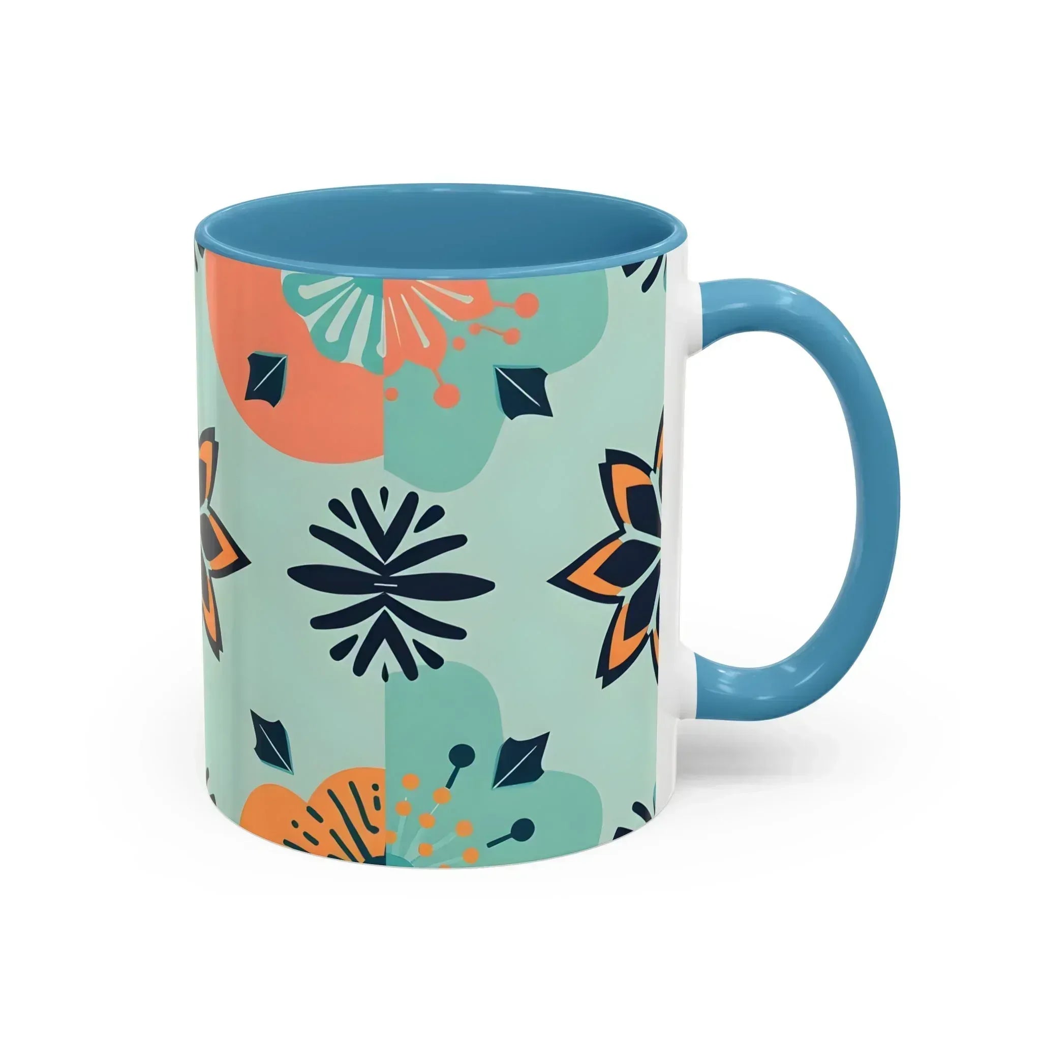 Floral Ornament Coffee Mug – 11oz - KARARMDESIGN