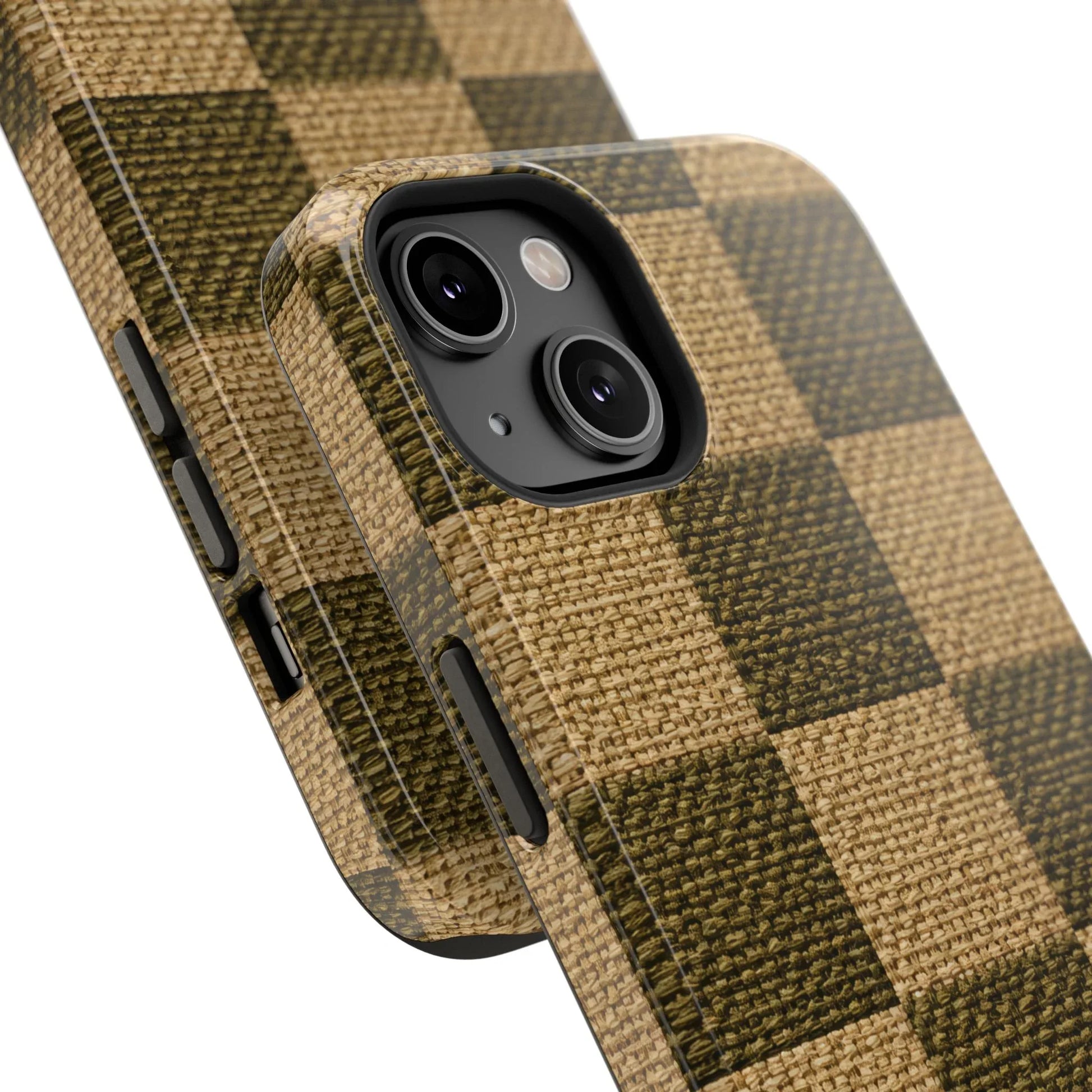 Rustic Woven Phone Case for iPhone 11-17 and Galaxy S21-S22 - KARARMDESIGN