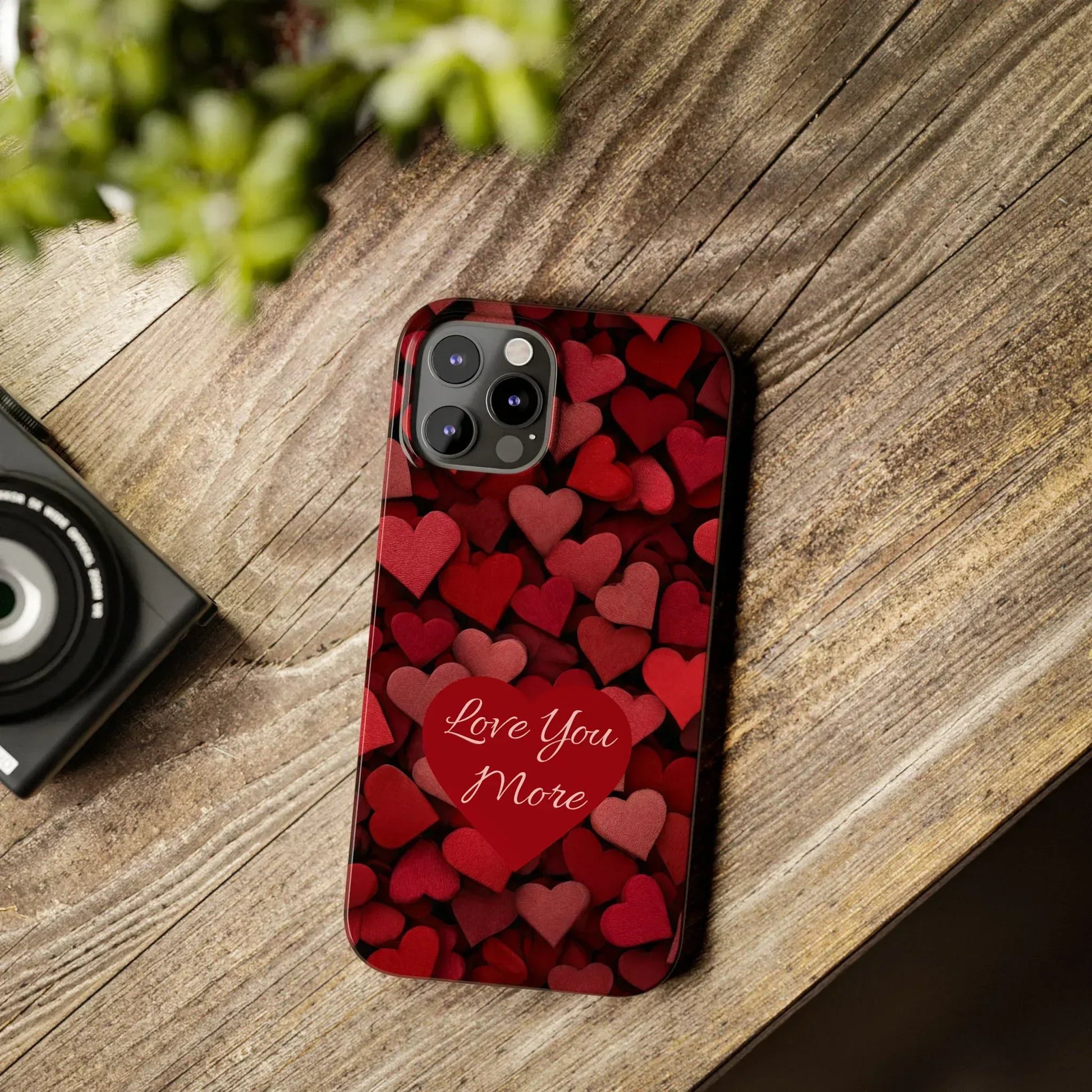Love You More Phone Case Slim Phone Cases for iPhone 11-17 - KARARMDESIGN