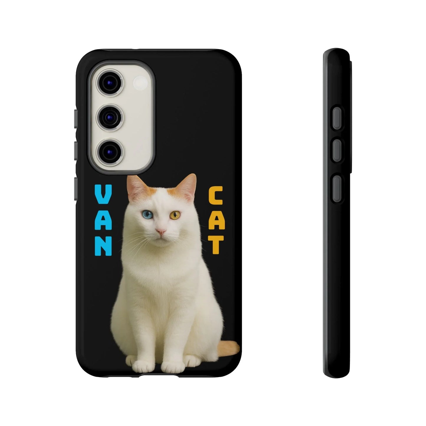 VAN CAT Phone Case for iPhone 8-16 and Samsung Galaxy S20-S25 Models