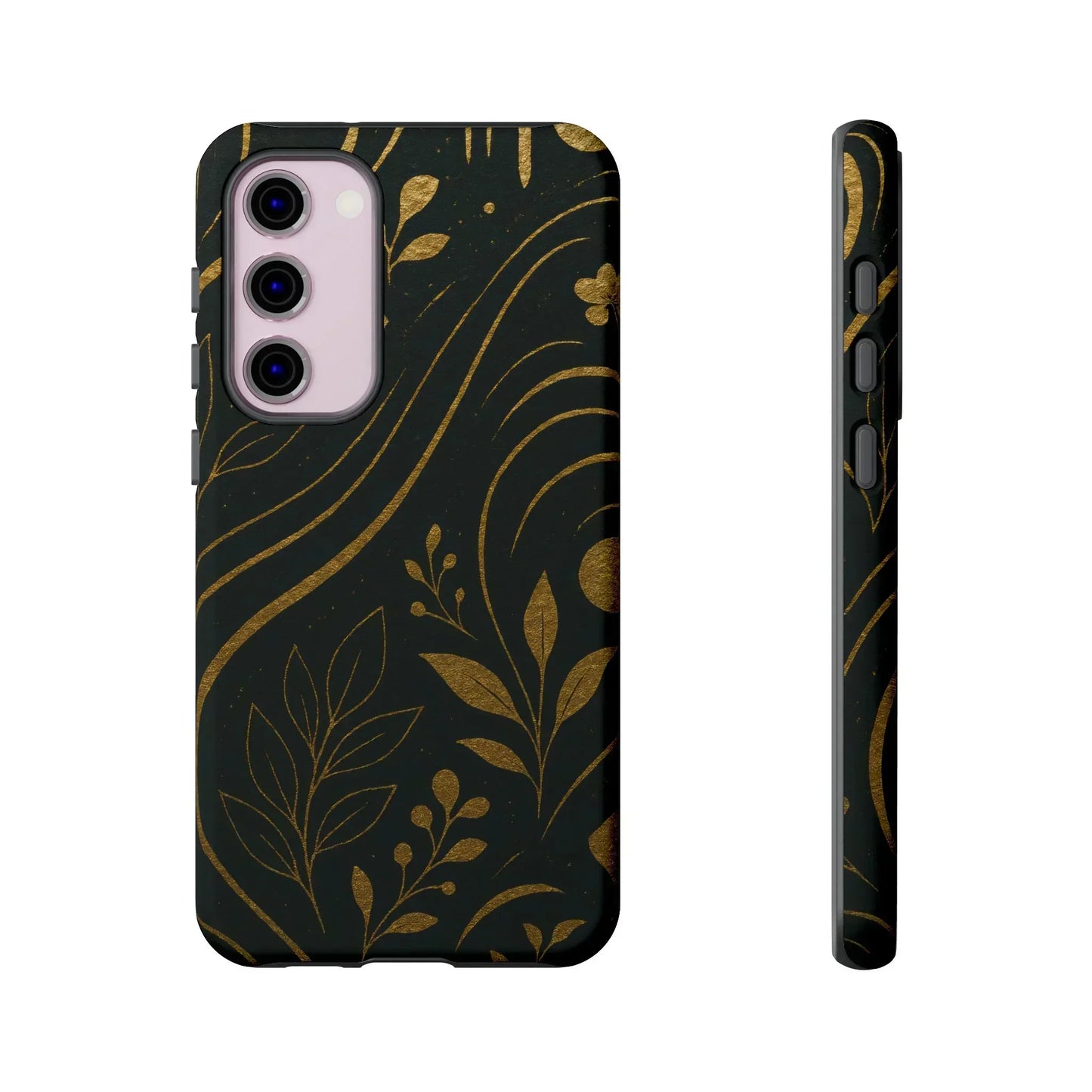 Foil Frenzy Abstract Gold Pattern Phone Case for Samsung Galaxy and Google Pixel - KarArmDesign