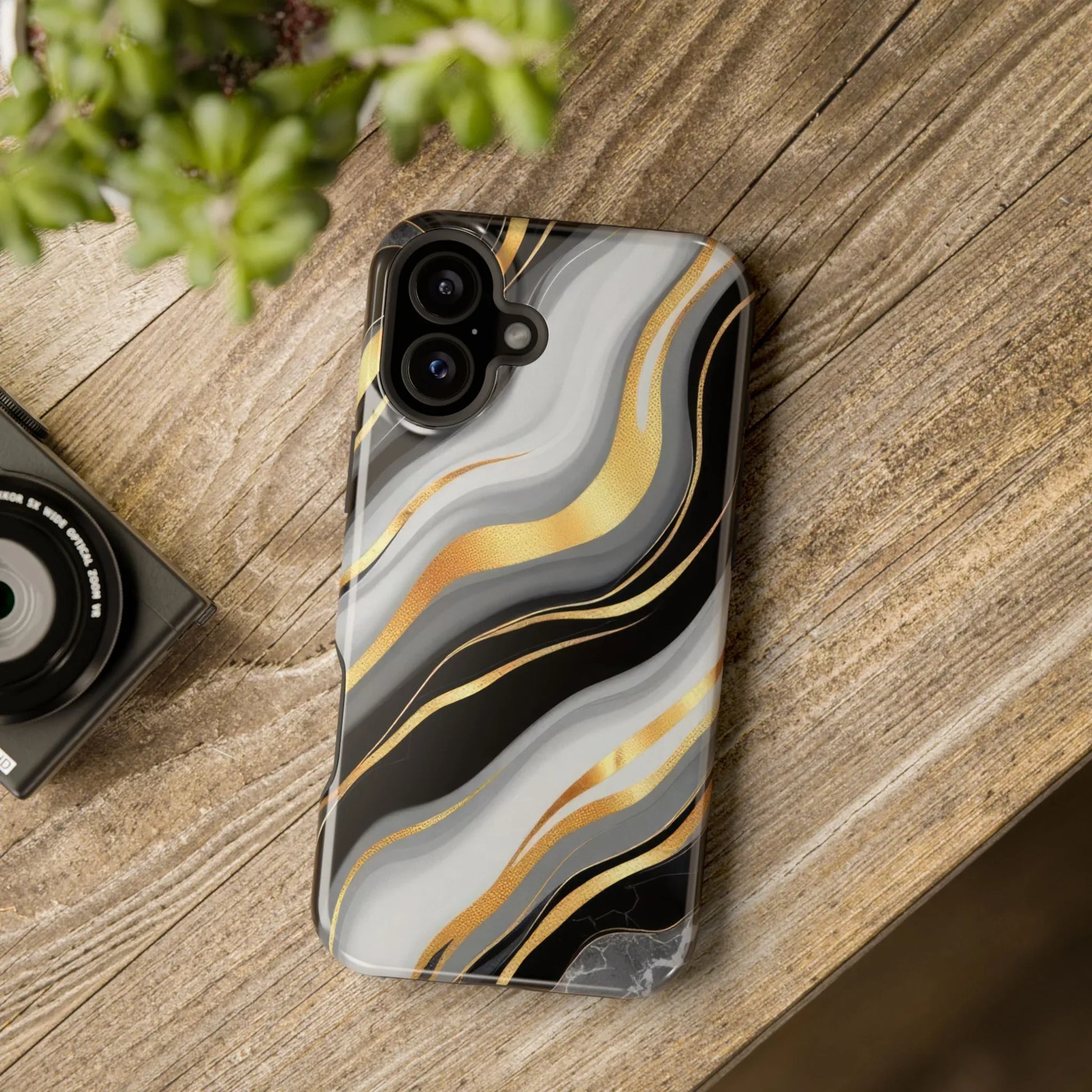 Modern Marble Flow Phone Case for iPhone 11-17 - KARARMDESIGN