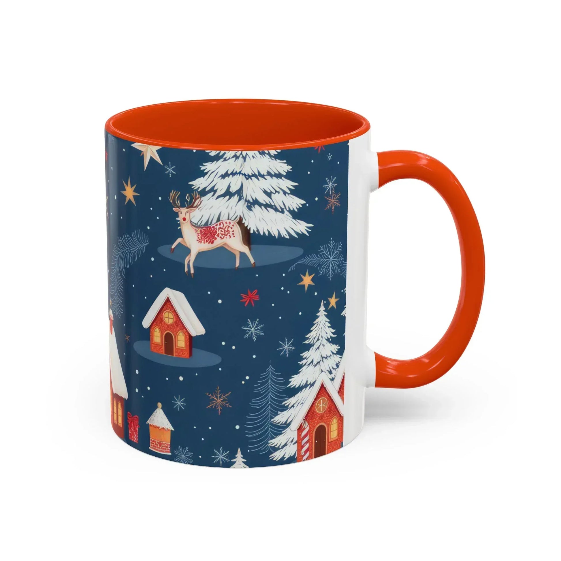 Dark Blue Christmas Mug - Colorful Mugs (11oz, 15oz) - KARARMDESIGN