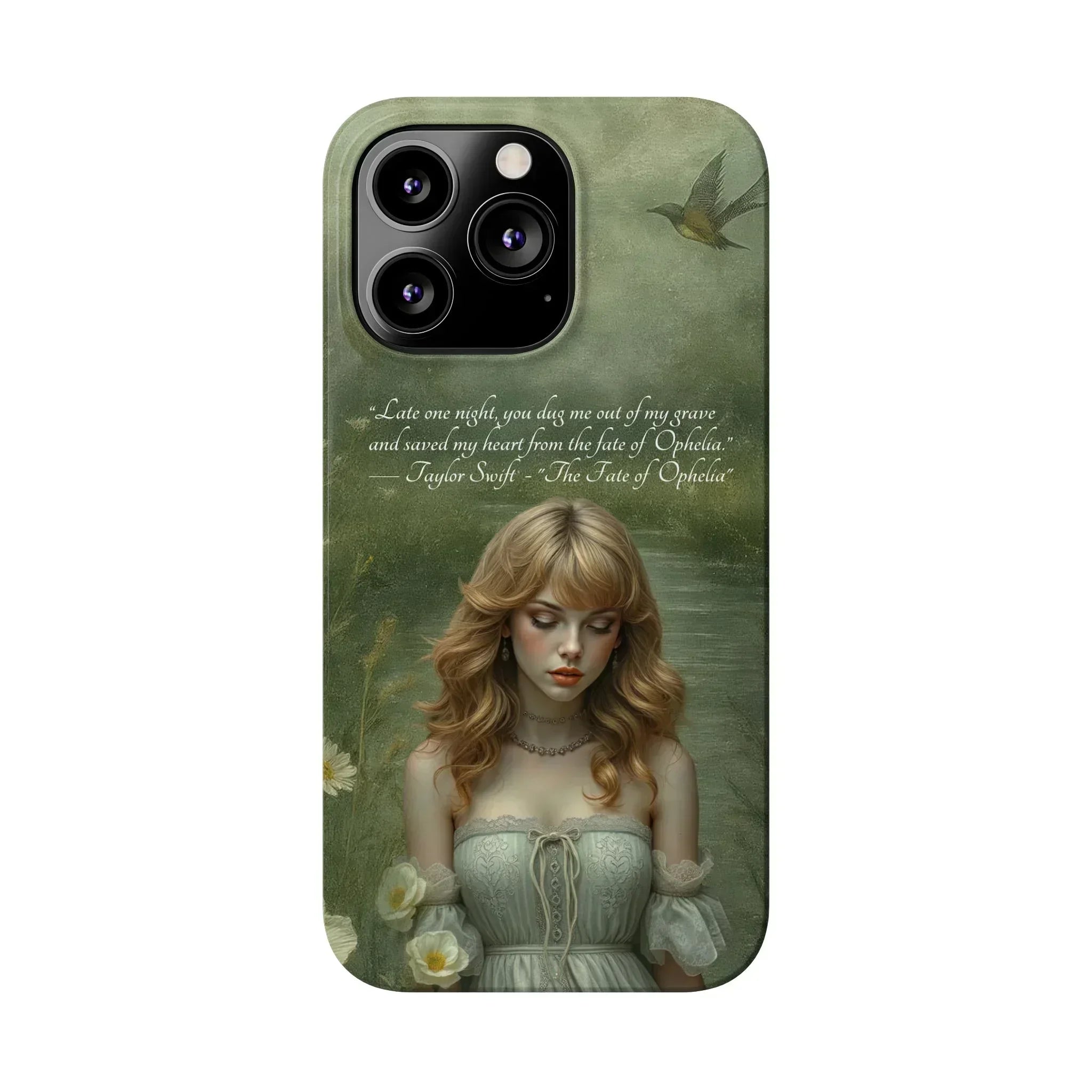 "Melancholic Ophelia" Phone Case for iPhone 11-17 Models - KARARMDESIGN