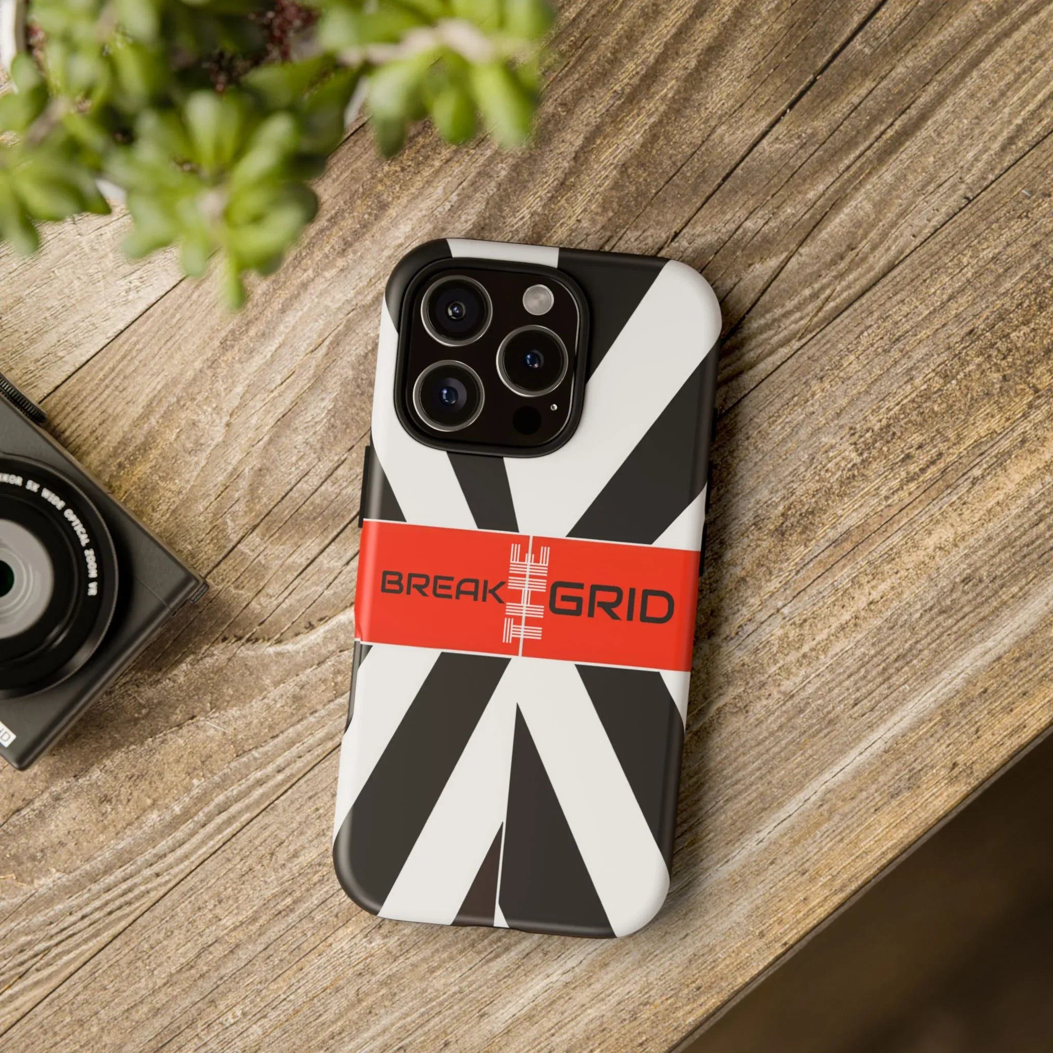 Break The Grid Phone Case for iPhone 11–16 and Galaxy S20–S25 - KARARMDESIGN