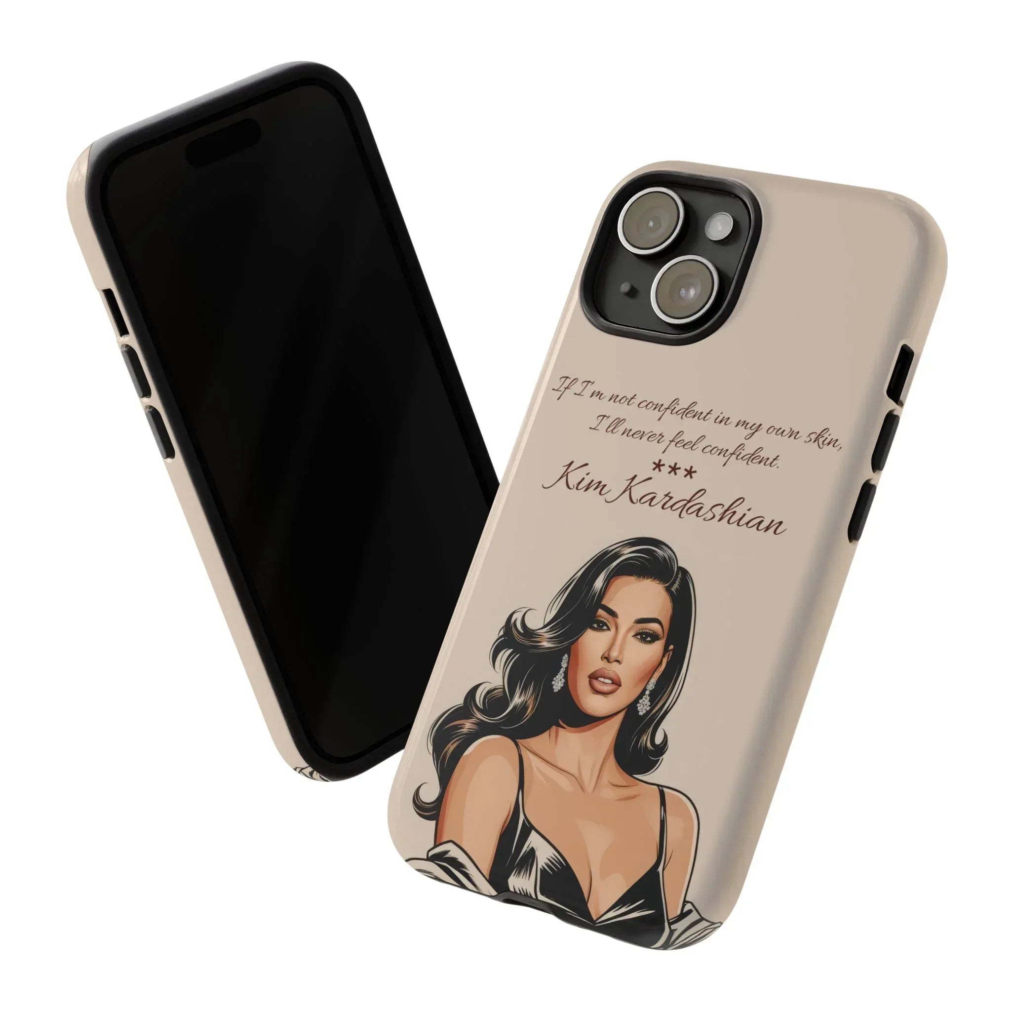 Kim Kardashian Quote Phone Case – Illustrated for iPhone 15-17 Models - KARARMDESIGN