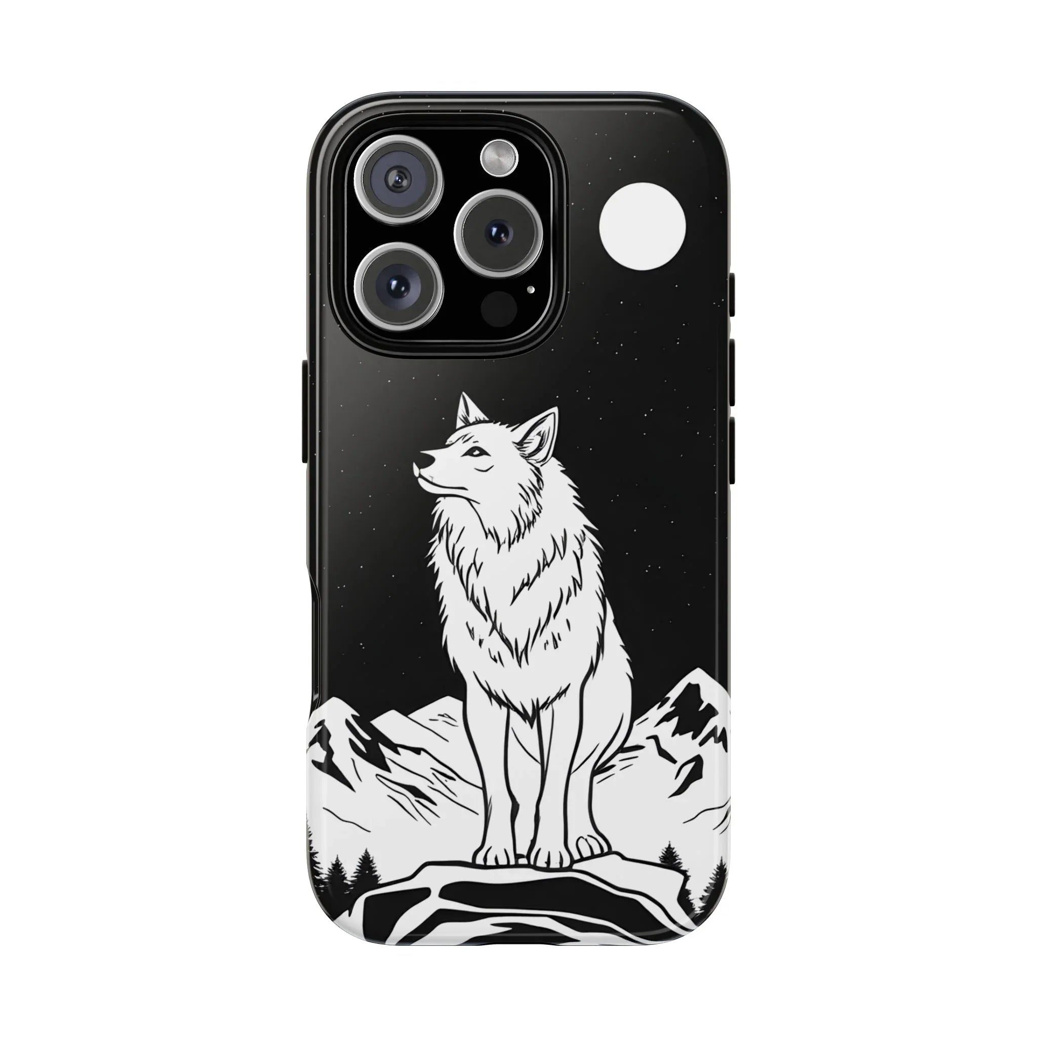 Majestic Wolf Phone Case for iPhone and Galaxy - KARARMDESIGN