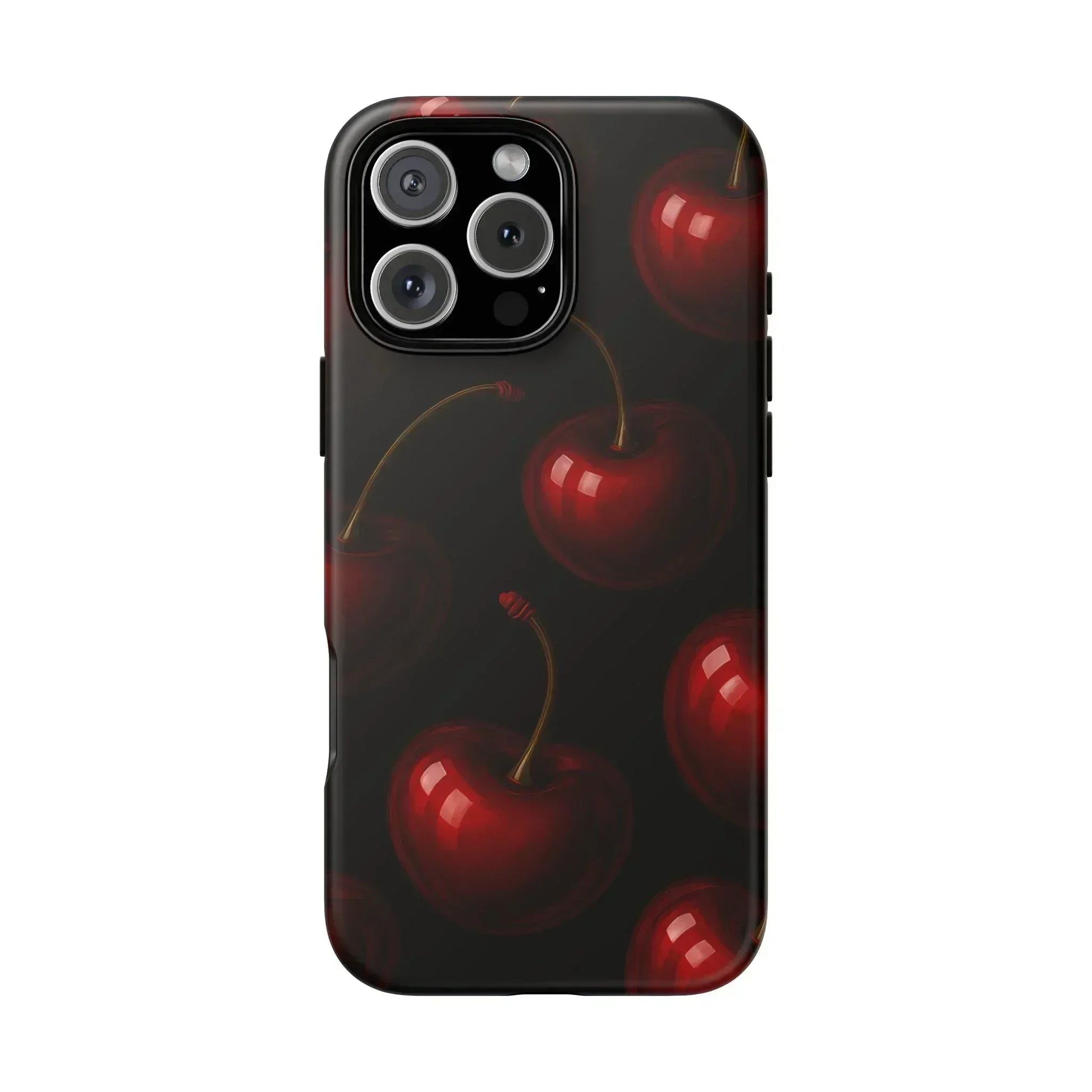 Cherry Phone Case for iPhone X-16 and Galaxy S20-S25 - KARARMDESIGN