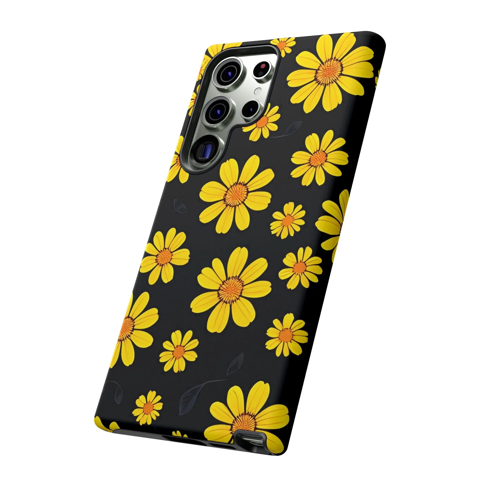 Elegant Floral Phone Case for Samsung Galaxy S20-S25 - KARARMDESIGN