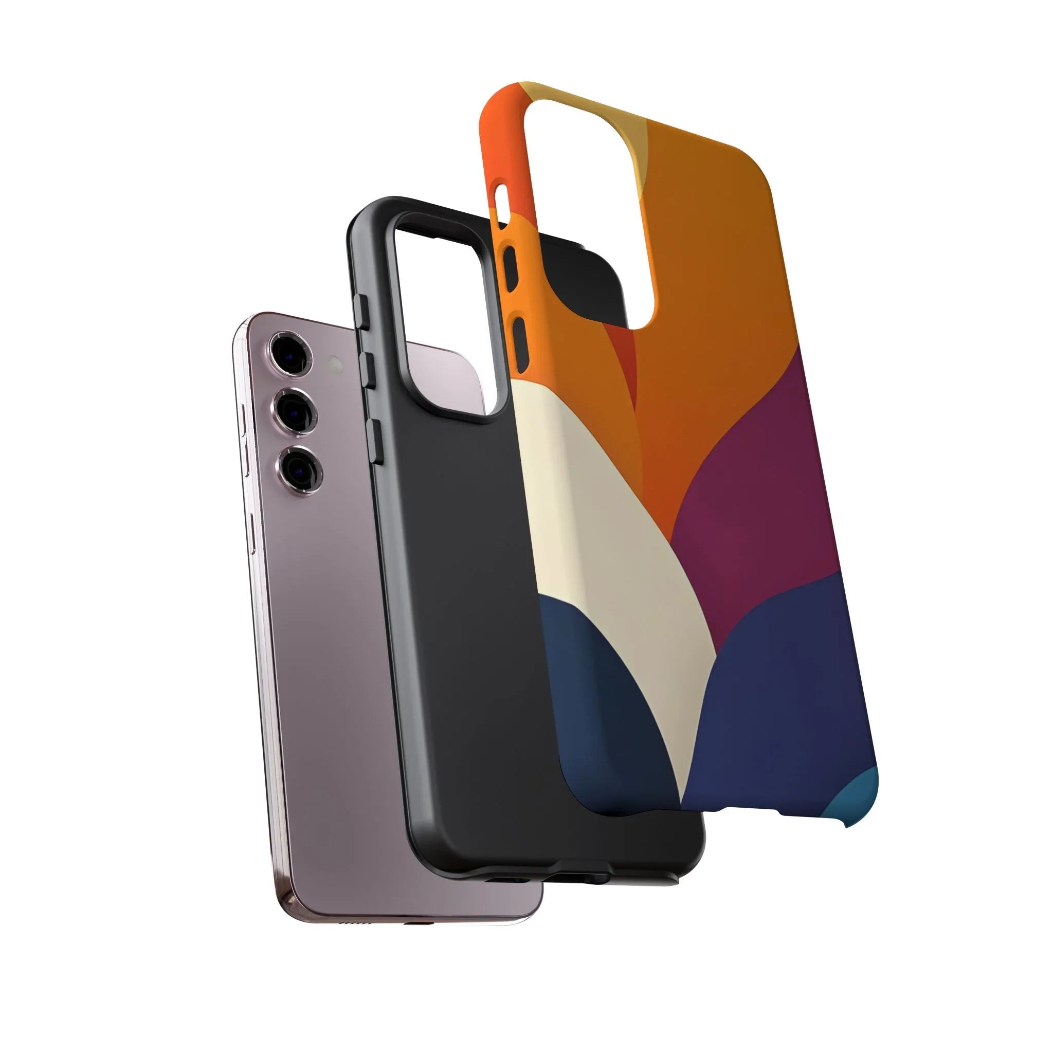Vibrant Abstract Design Phone Case for iPhone and Galaxy - KARARMDESIGN