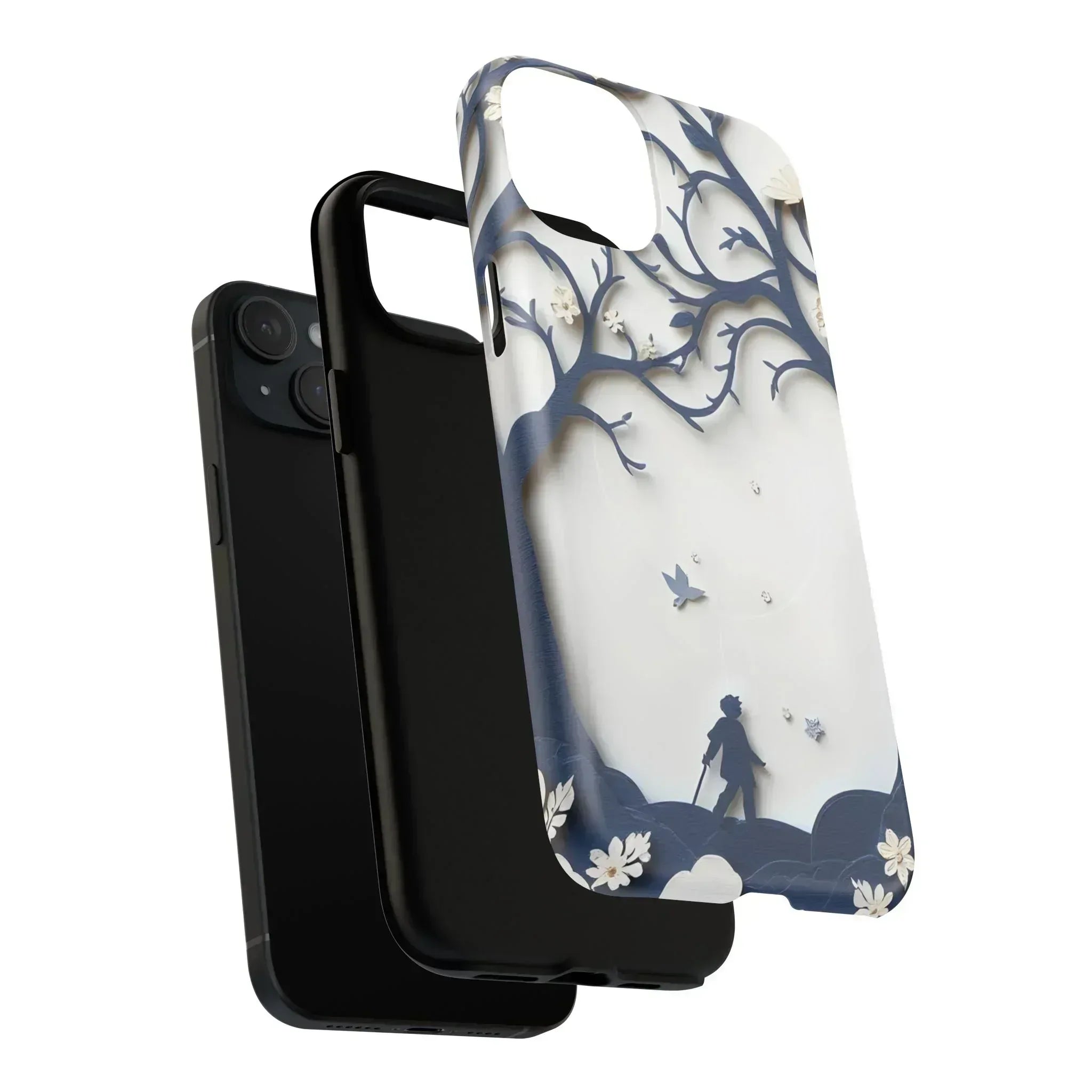 Nature Silhouette Phone Case for iPhone 14-16 - KARARMDESIGN