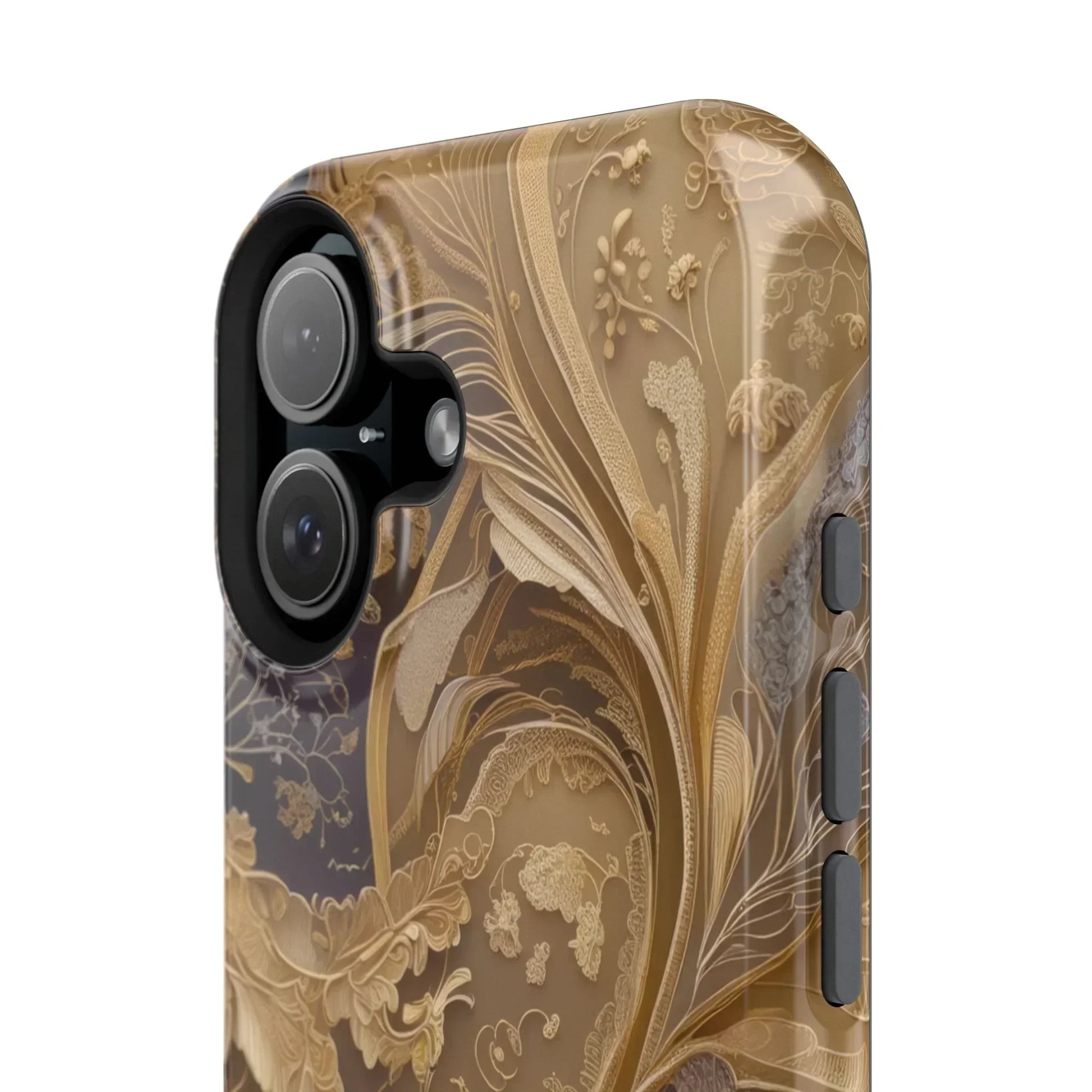 Botanical Luxury Design Impact-Resistant Phone Case for iPhone 12-16 and Galaxy S21-S22 Models - KarArmDesign