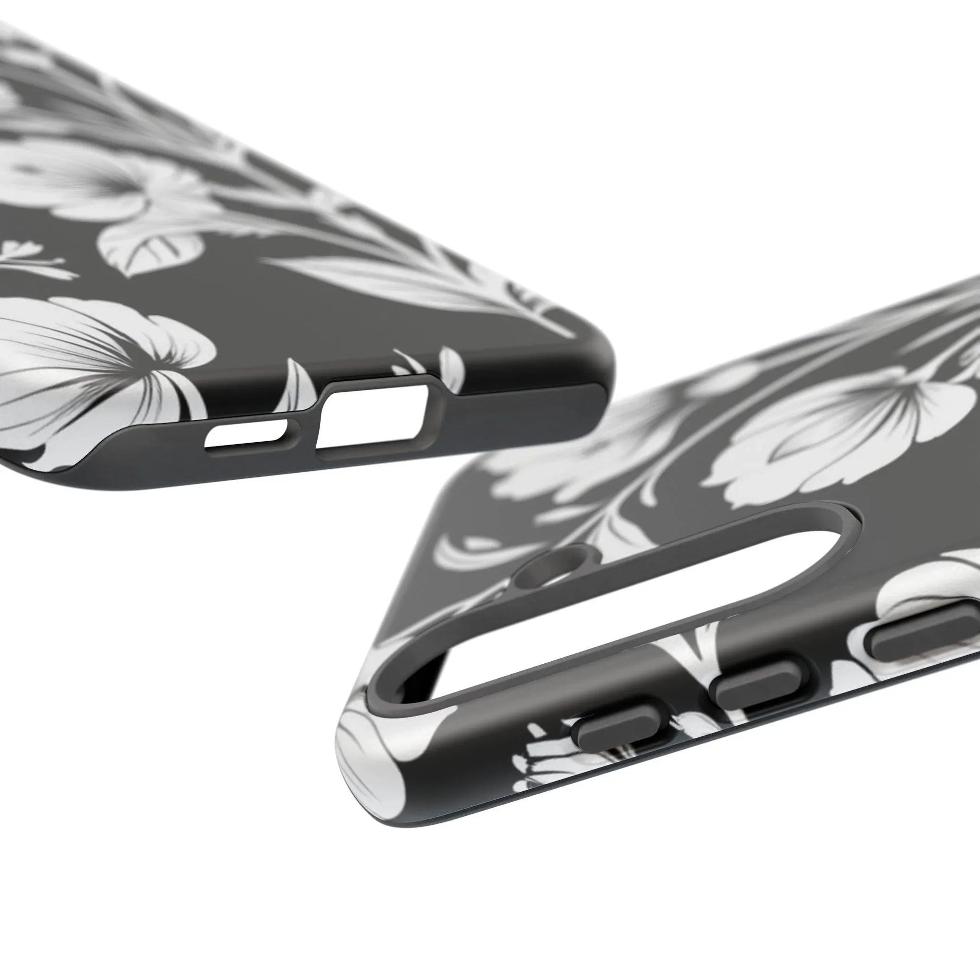 Elegant Floral Phone Case for Galaxy S20-S25 - KARARMDESIGN