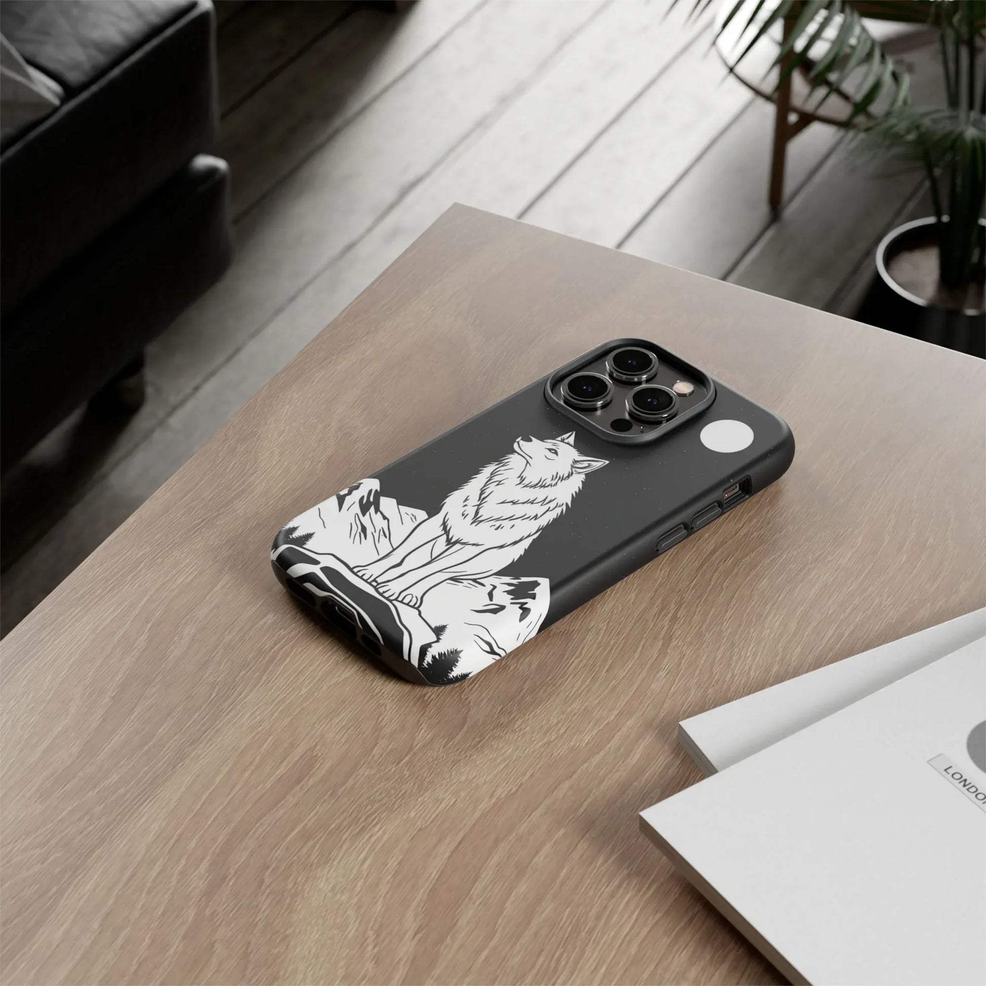 Majestic Wolf Phone Case for iPhone and Galaxy - KARARMDESIGN
