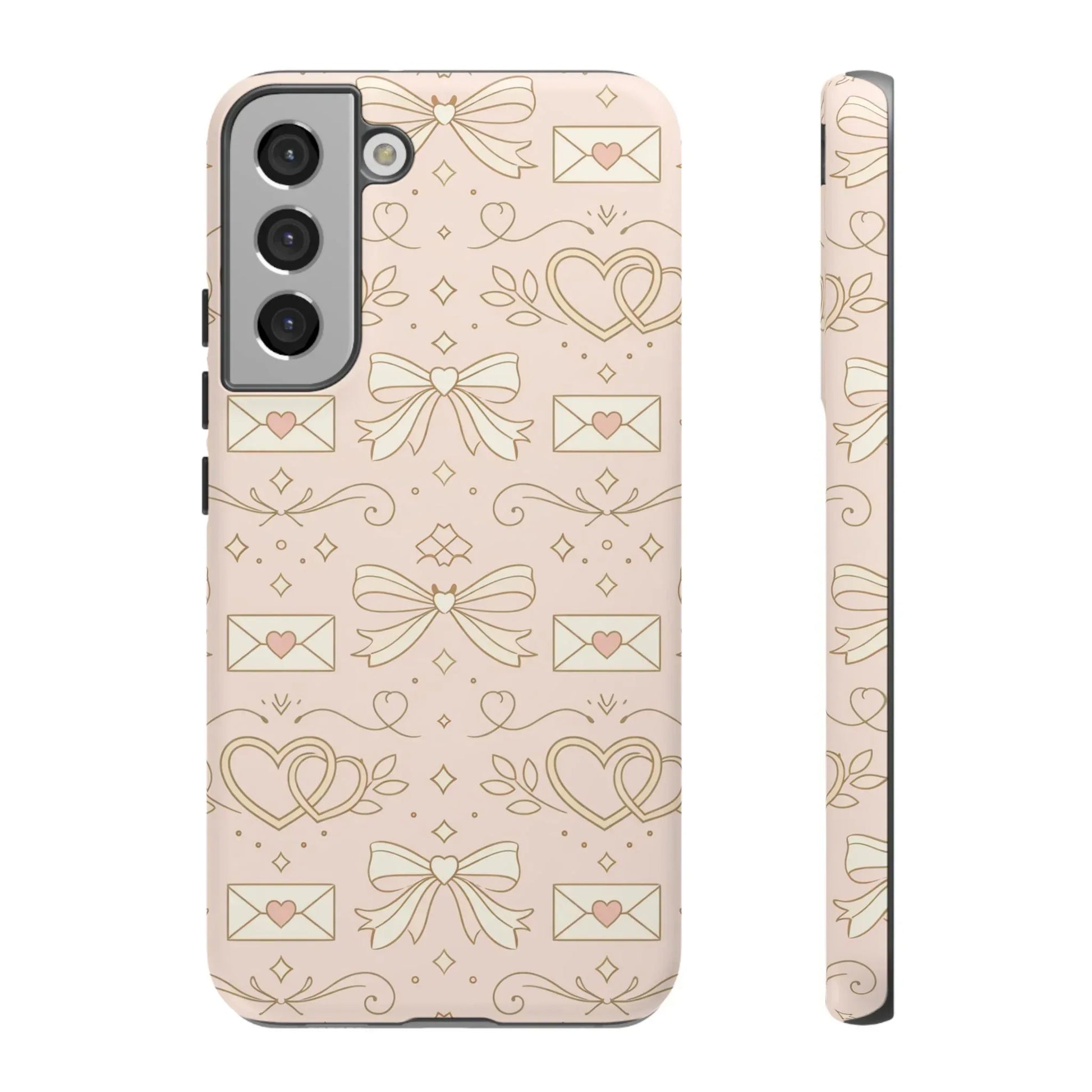 Sweet Romance Tough Phone Case for iPhone 11–17 & Galaxy S10–S25 - KARARMDESIGN