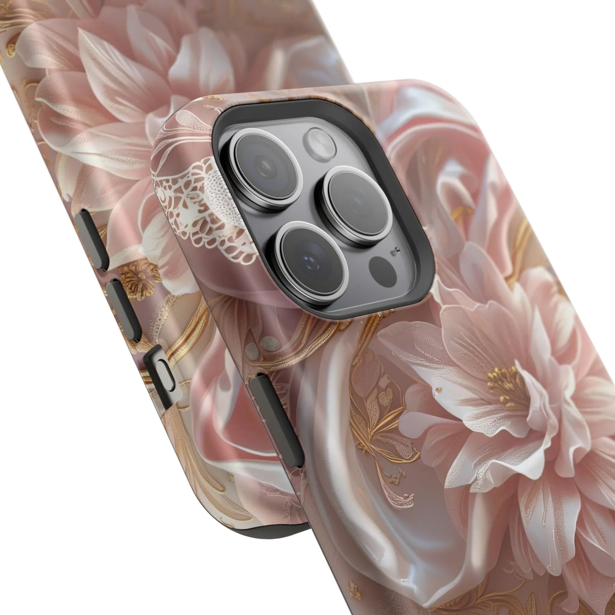 Elegant Floral Phone Case for iPhone 11-17 and Samsung Galaxy S21-S22 - KARARMDESIGN