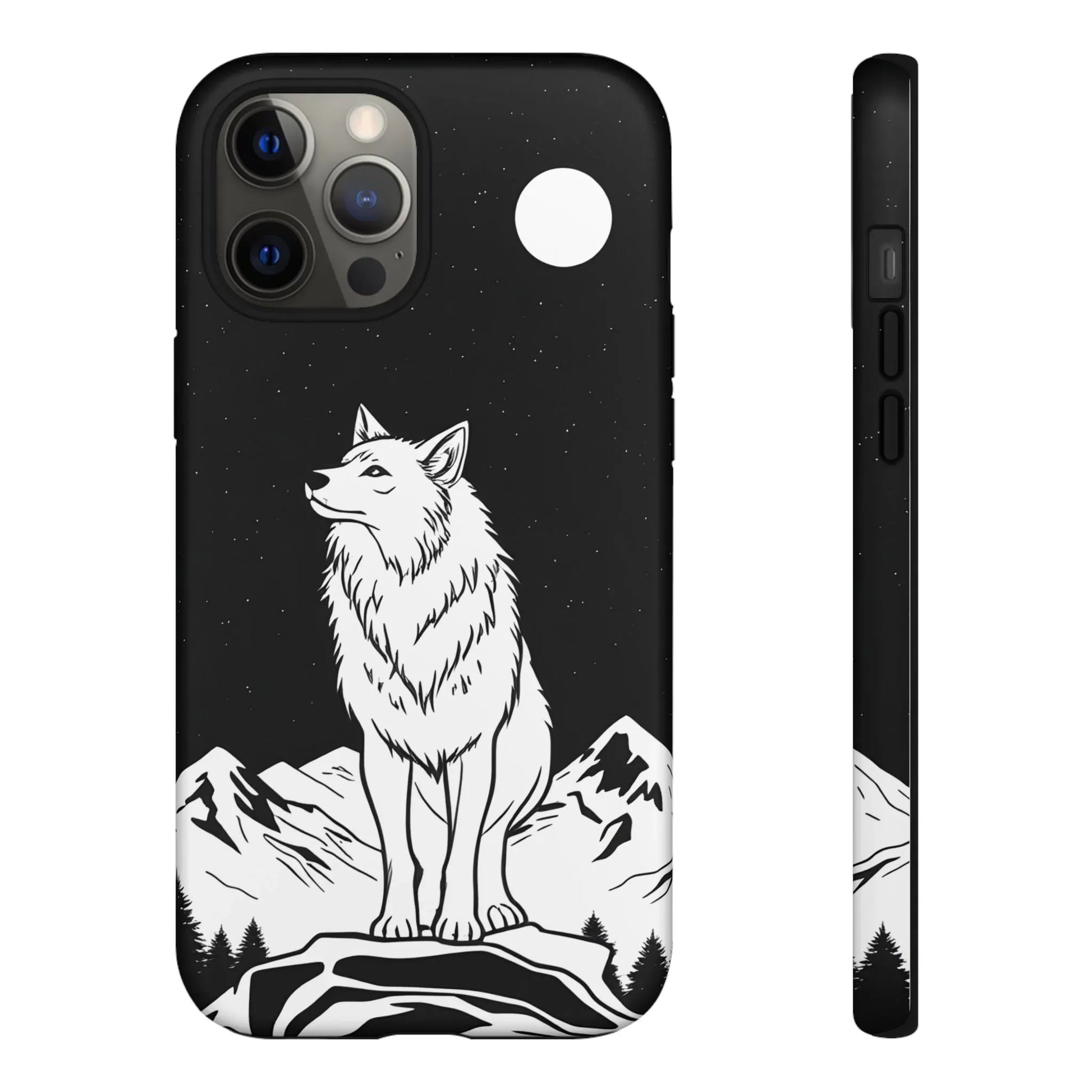 Majestic Wolf Phone Case for iPhone and Galaxy - KARARMDESIGN