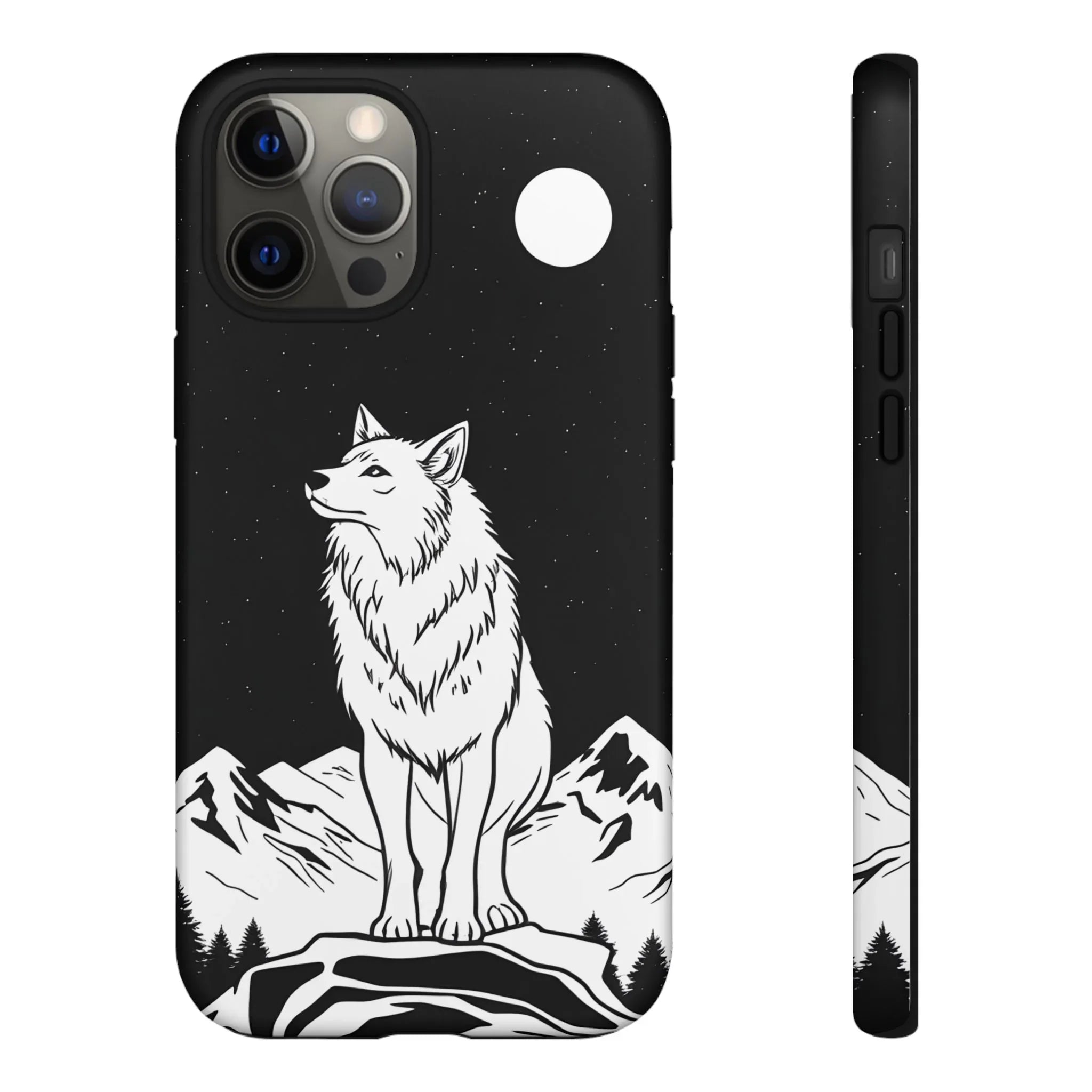 Majestic Wolf Phone Case for iPhone and Galaxy - KARARMDESIGN