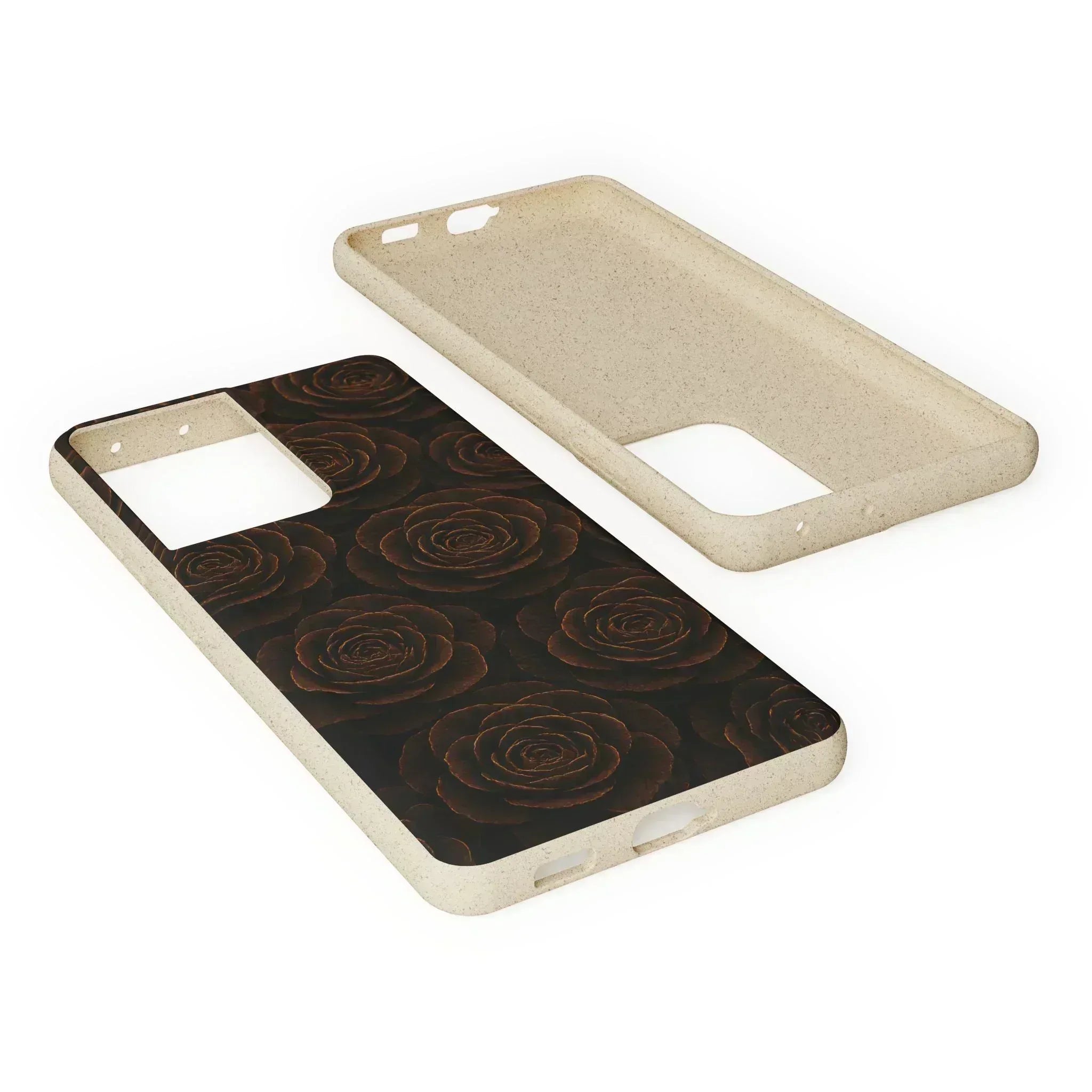 Wooden Roses Phone Case for iPhone 11-16 and Samsung Galaxy S20-S22 - KARARMDESIGN