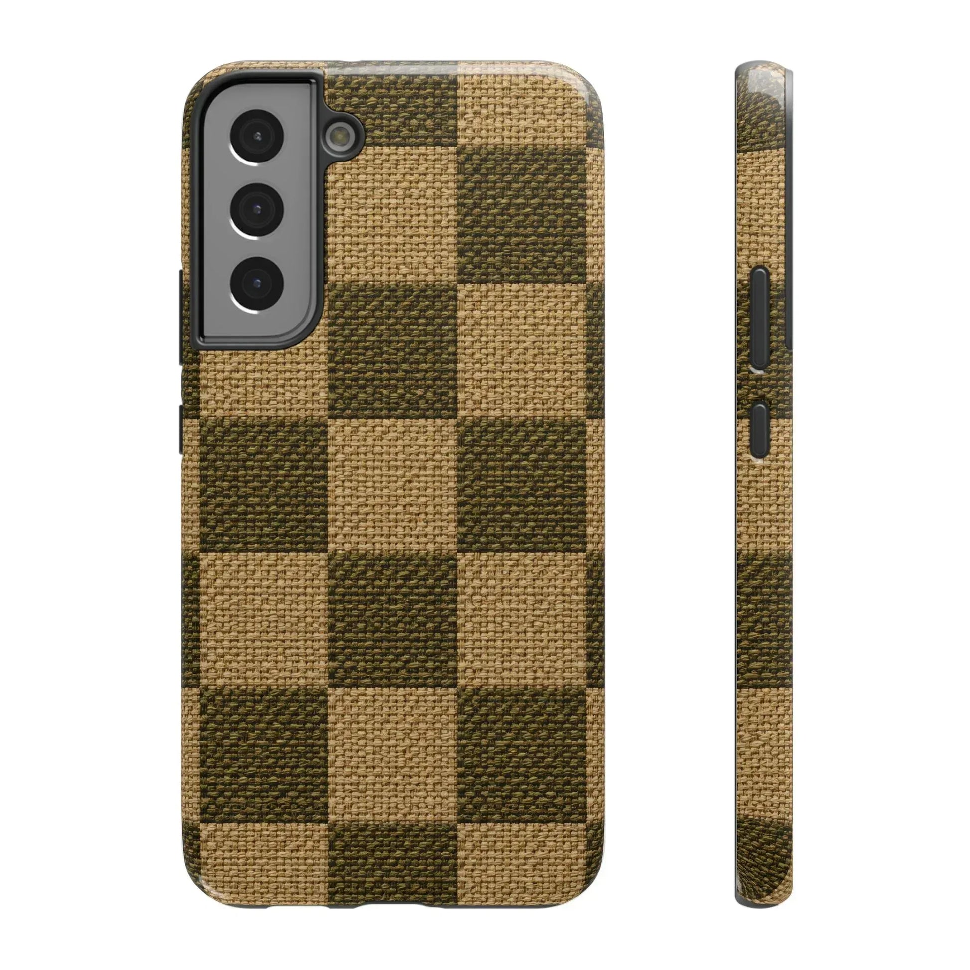 Rustic Woven Phone Case for iPhone 11-17 and Galaxy S21-S22 - KARARMDESIGN