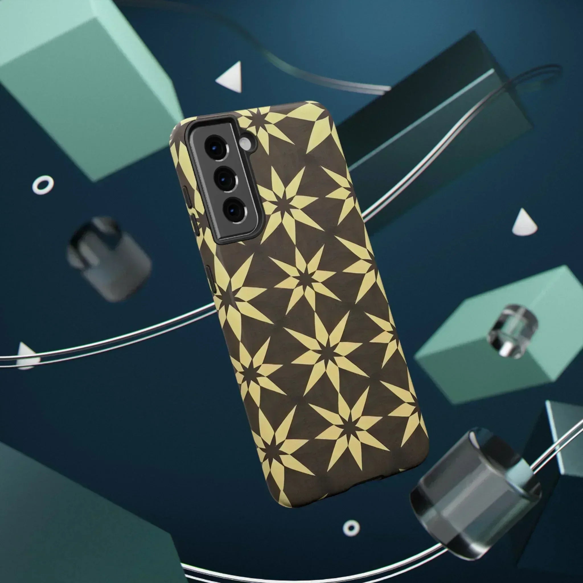 Star Phone Case for iPhone 12-16 and Samsung Galaxy S21-S22 - KARARMDESIGN