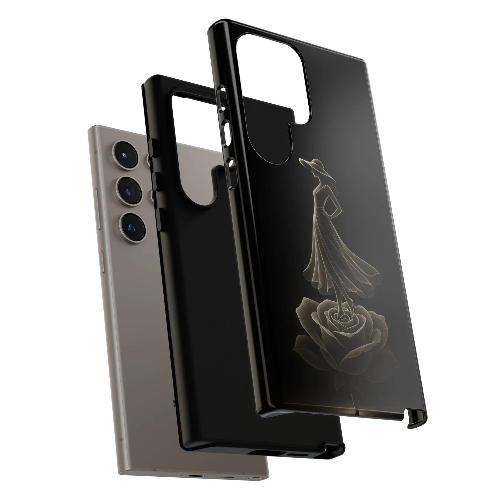 Elegant Woman Phone Case for iPhone 12-17 and Galaxy S20-S25 - KARARMDESIGN