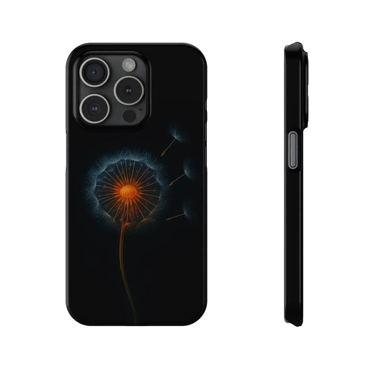 Glowing Dandelion Phone Case for iPhone 7-16 Models - KarArmDesign