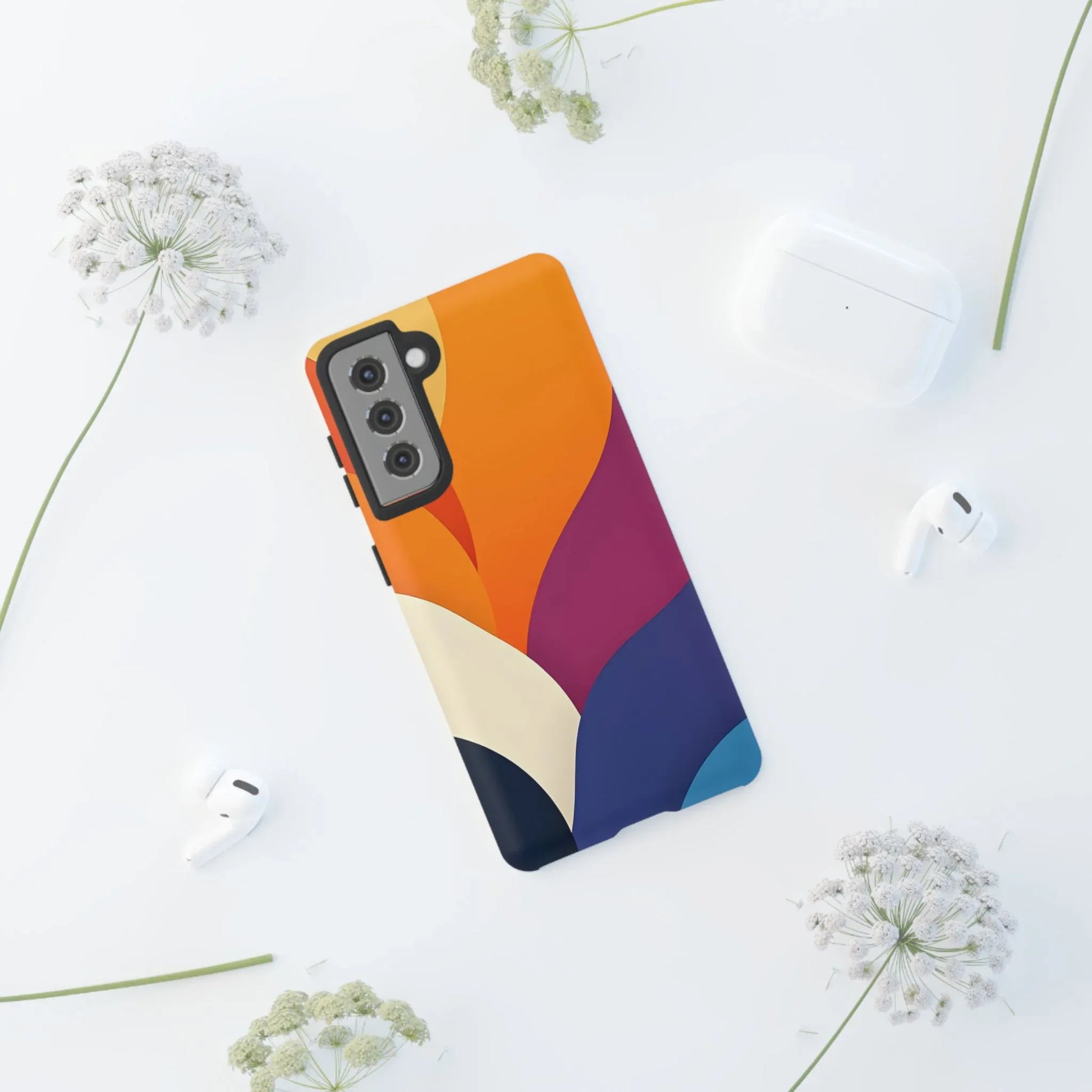 Vibrant Abstract Design Phone Case for iPhone and Galaxy - KARARMDESIGN