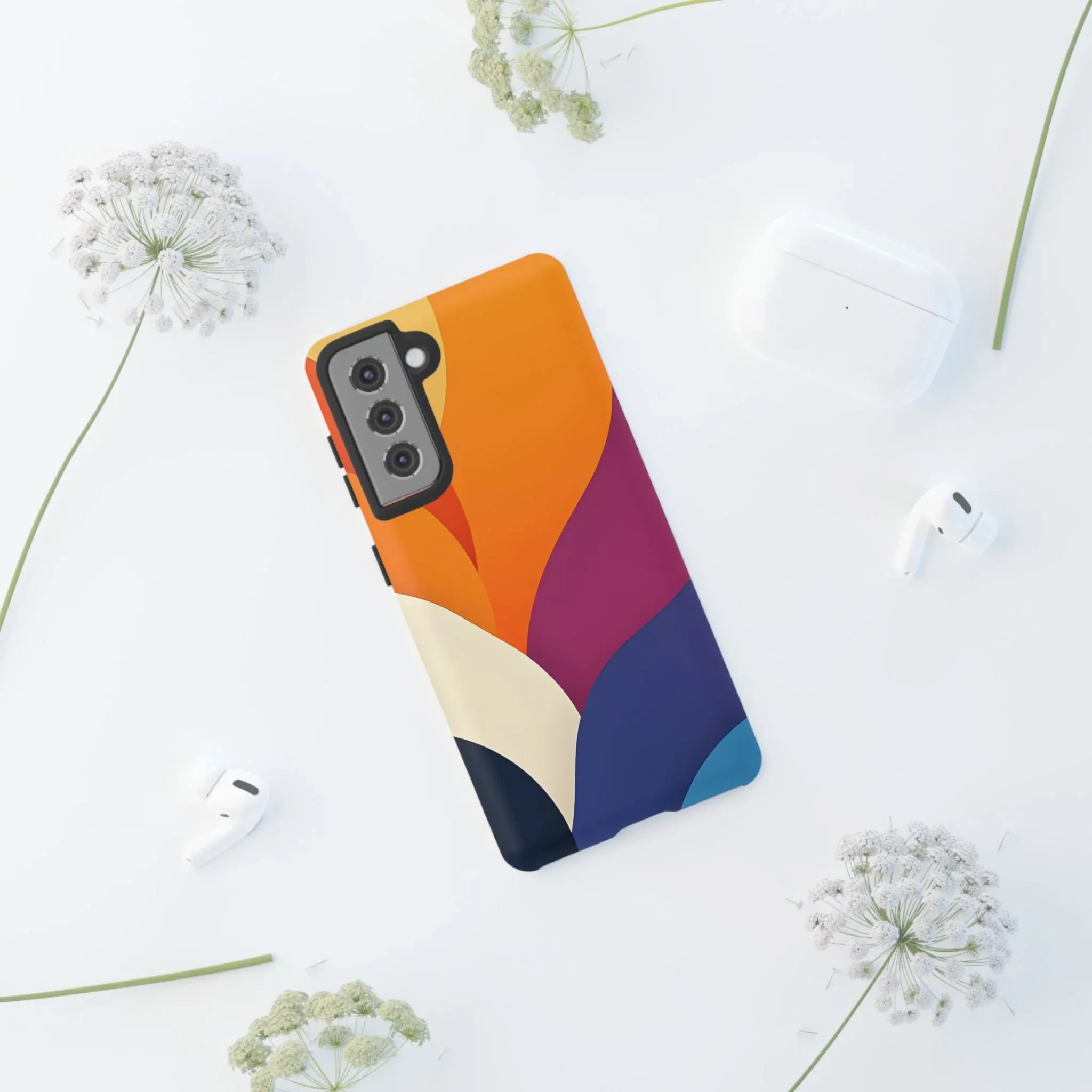 Vibrant Abstract Design Phone Case for iPhone and Galaxy - KARARMDESIGN