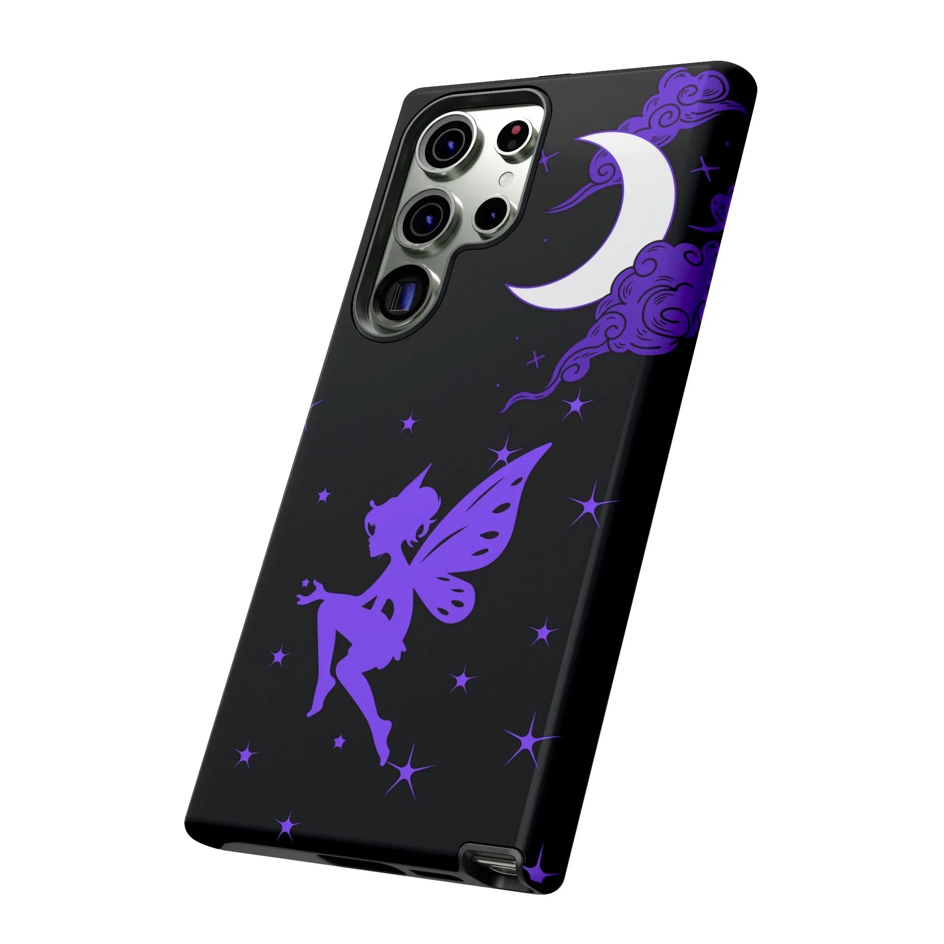 Moonlit Fairy Phone Case for iPhone 8-16 and Galaxy S10-S23 - KARARMDESIGN