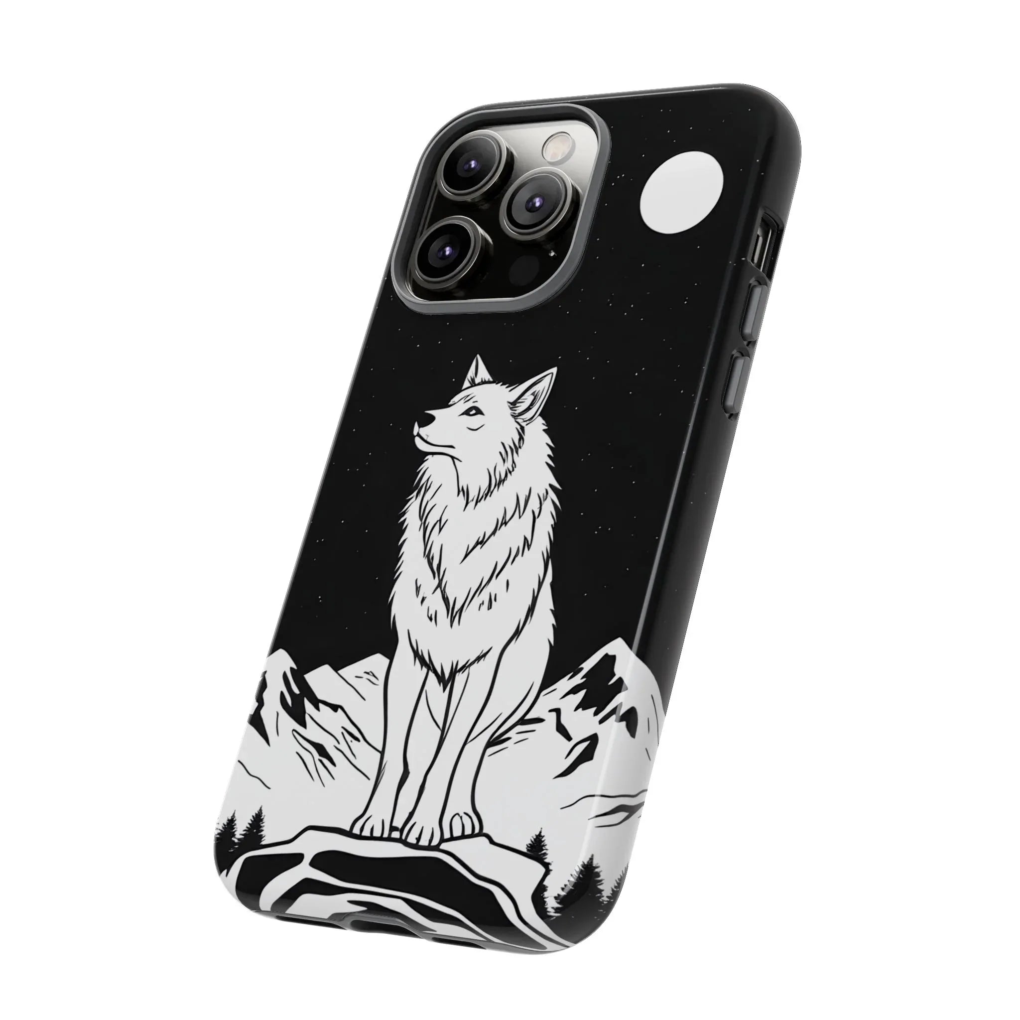 Majestic Wolf Phone Case for iPhone and Galaxy - KARARMDESIGN