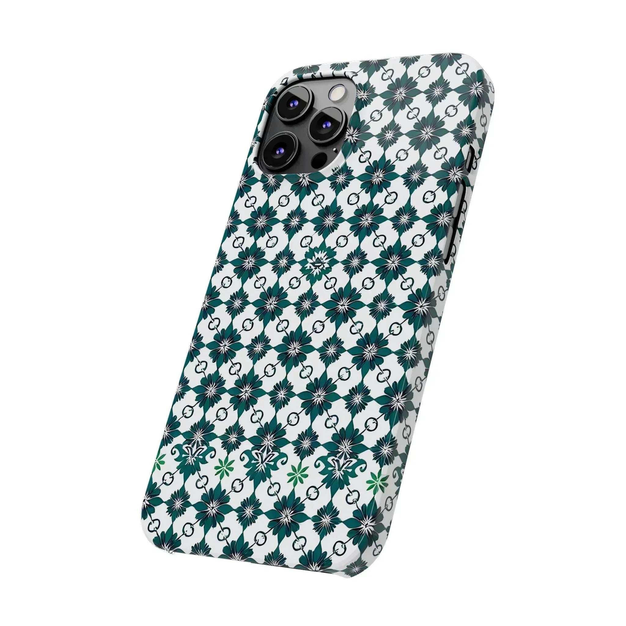 Elegant Geometric Pattern Phone Case for iPhone 11-17 - KARARMDESIGN
