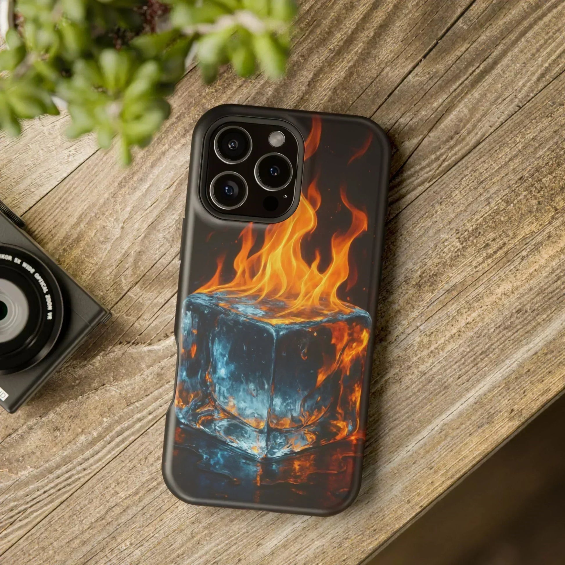 Flame Ice Phone Case for iPhone 12-16 and Samsung Galaxy S21-S22 - KarArmDesign