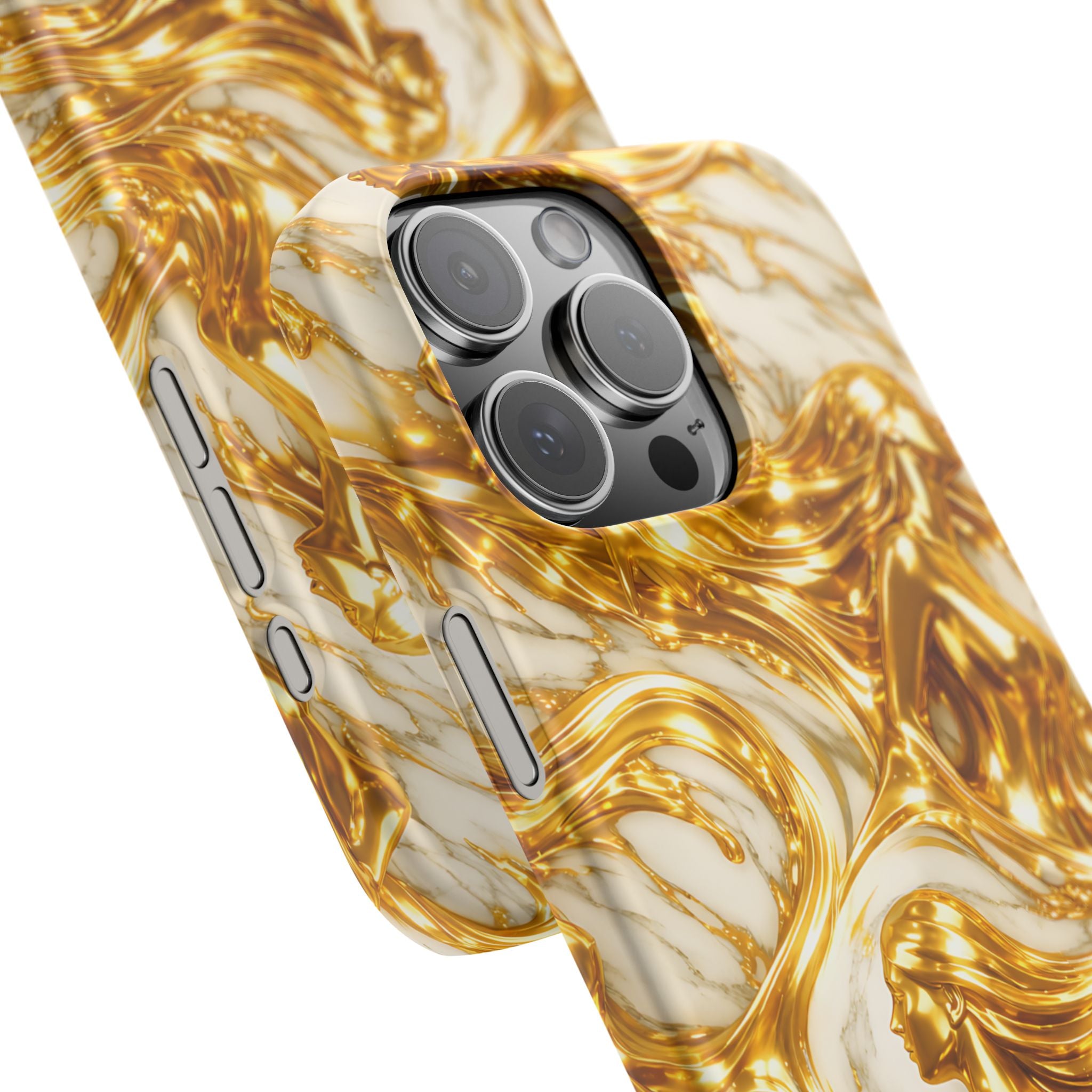 Divine Gold Woman Snap Phone Case for iPhone & Galaxy
