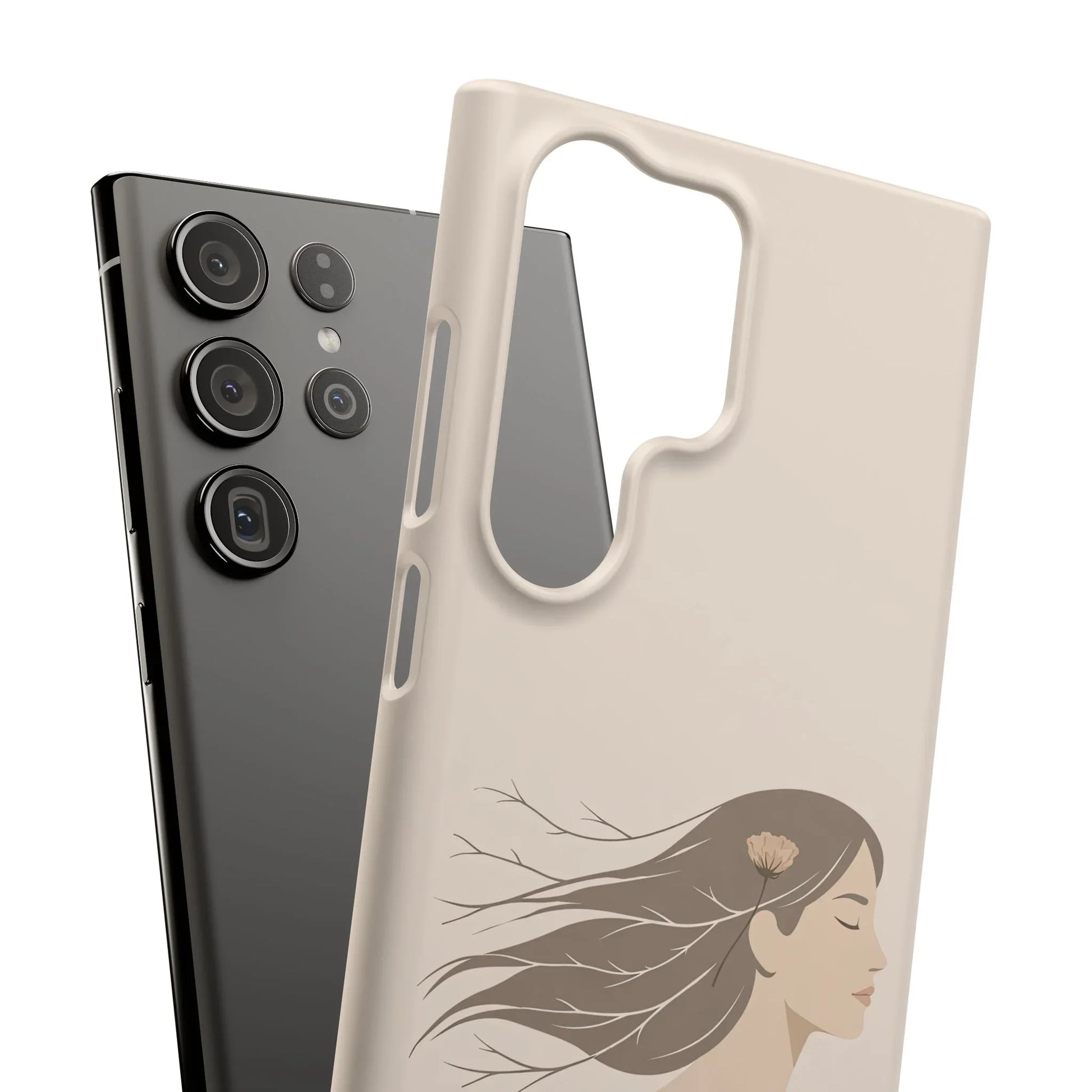 Graceful Strength Phone Case for iPhone 11-17 and Galaxy S20-25 - KARARMDESIGN