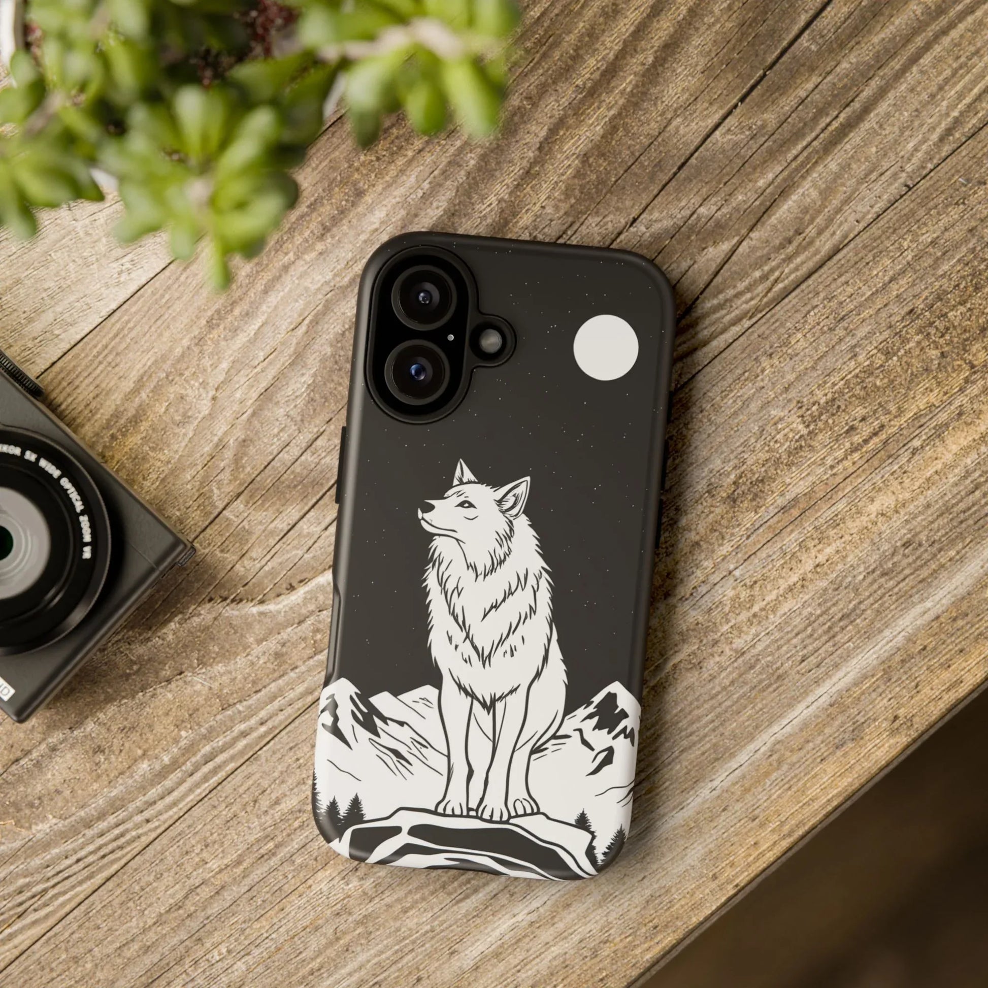 Majestic Wolf Phone Case for iPhone and Galaxy - KARARMDESIGN