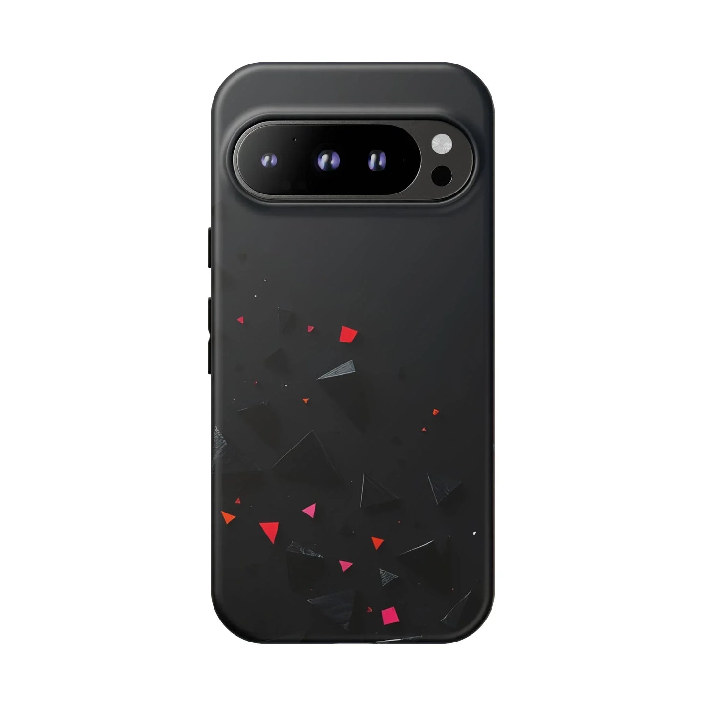 Black and Red Neon Phone Case for iPhone 8-16 and Pixel up to 9 Models - KarArmDesign