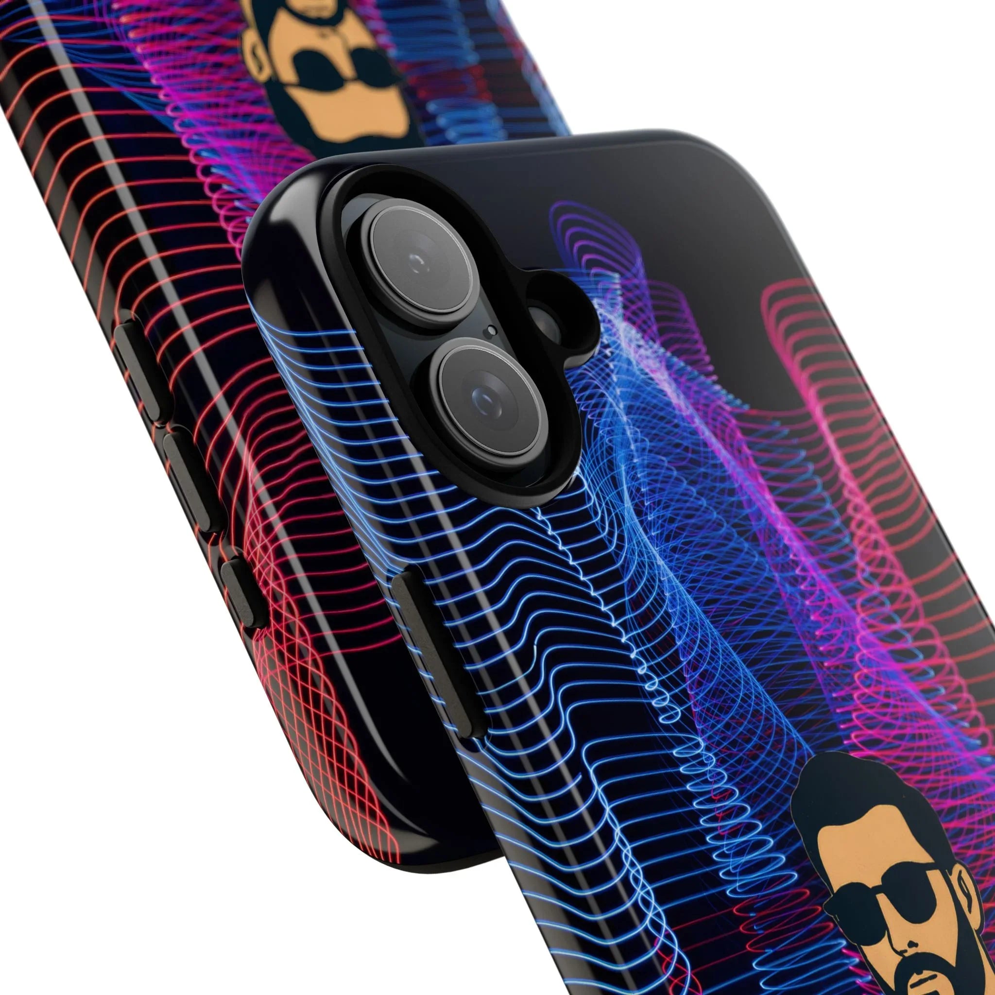 Bearded Style Phone Case for iPhone 11-17 and Galaxy S20-S25 - KARARMDESIGN
