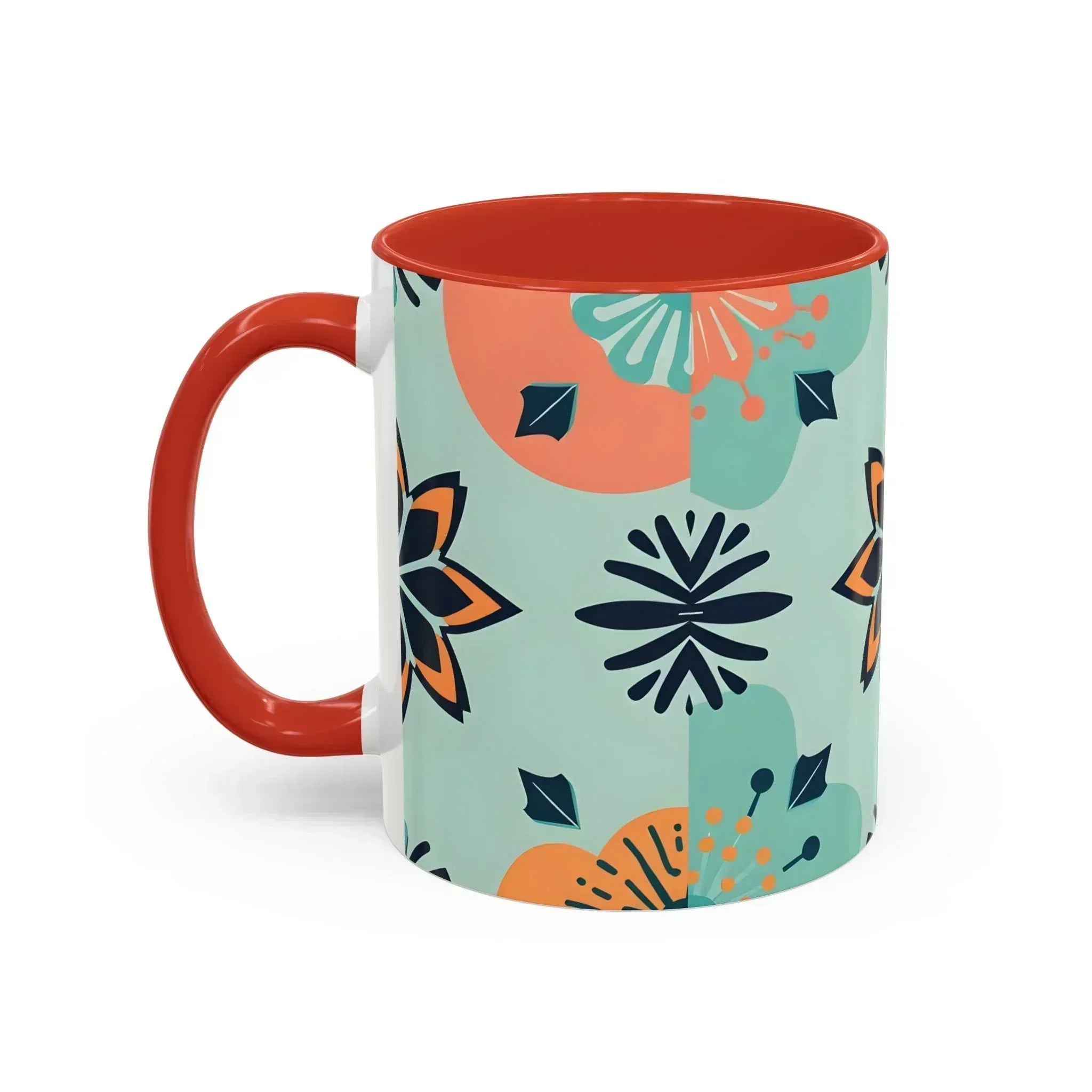 Floral Ornament Coffee Mug – 11oz - KARARMDESIGN
