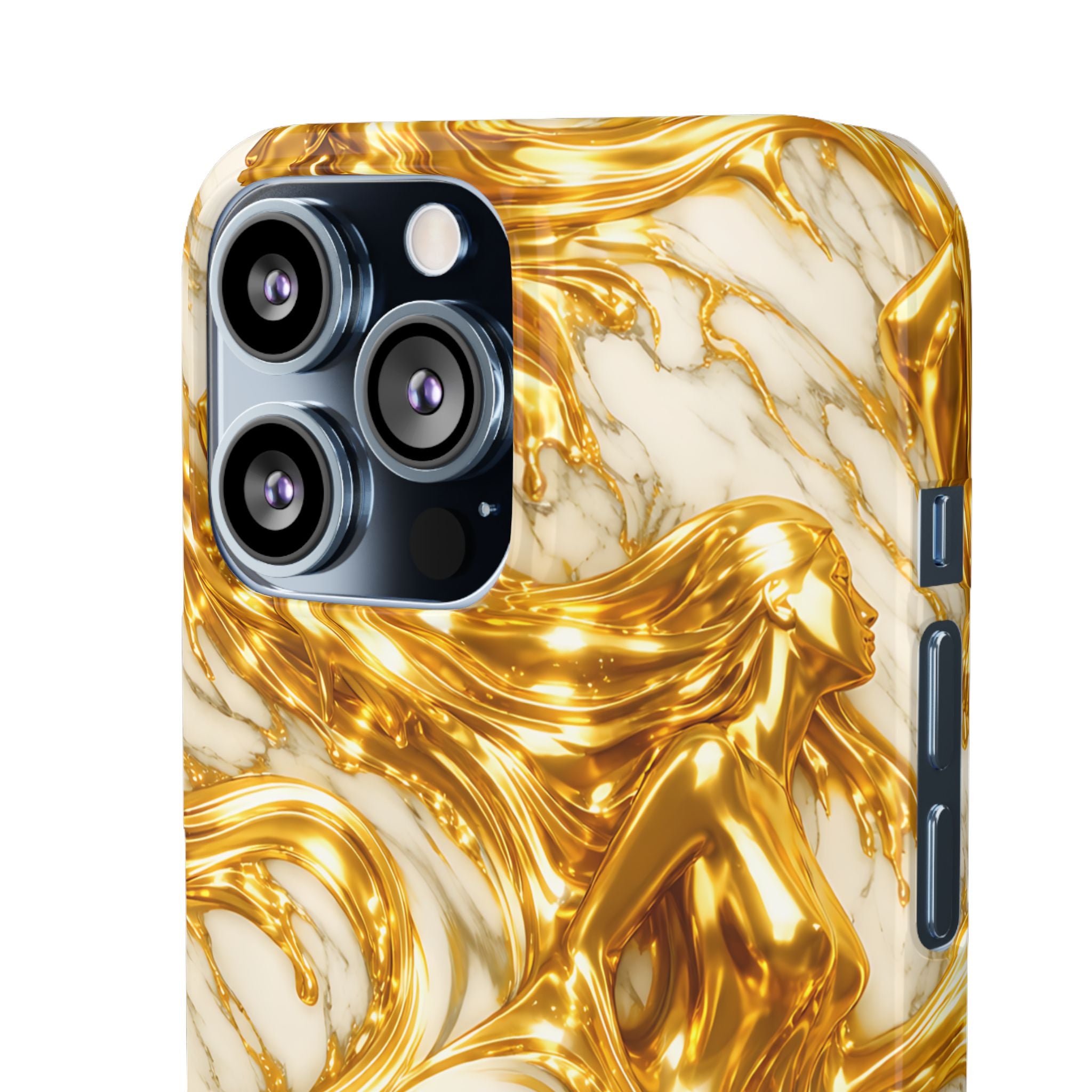 Divine Gold Woman Snap Phone Case for iPhone & Galaxy