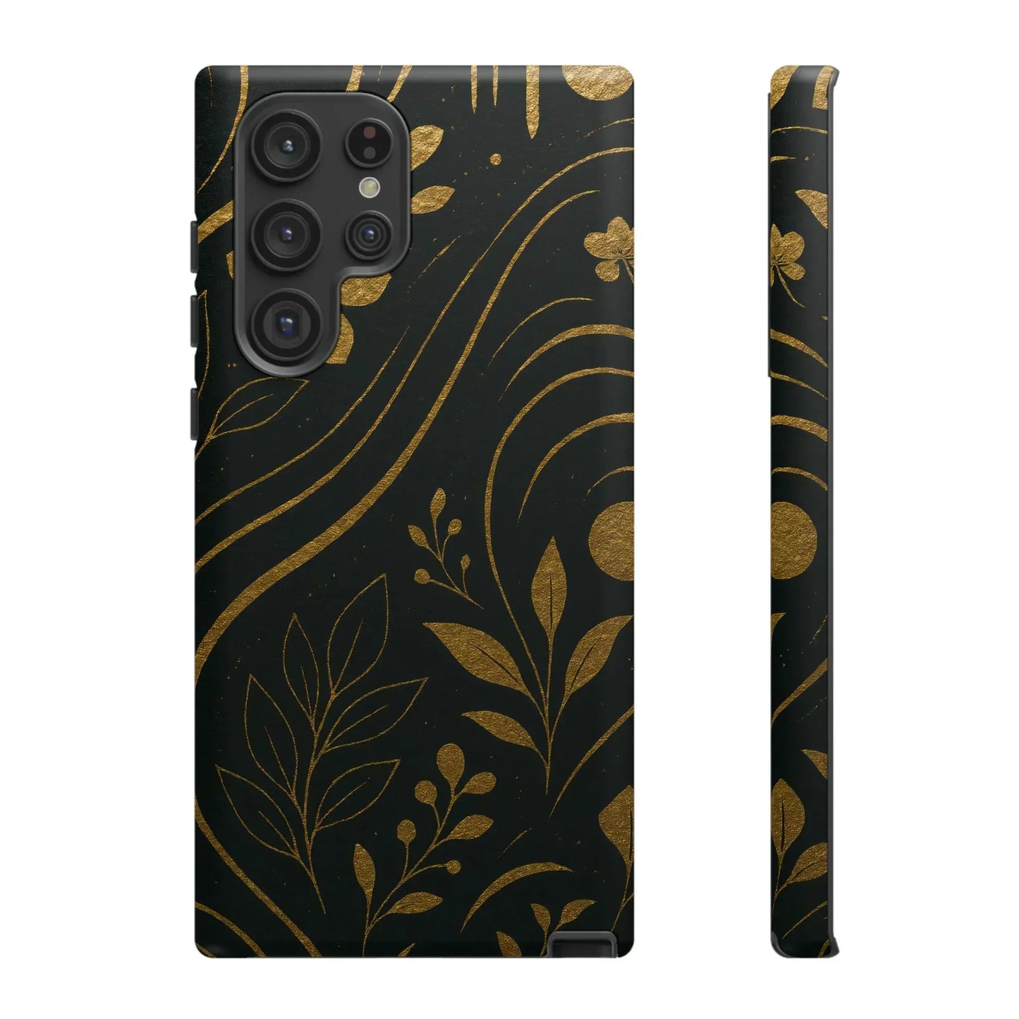 Foil Frenzy Abstract Gold Pattern Phone Case for Samsung Galaxy and Google Pixel - KarArmDesign