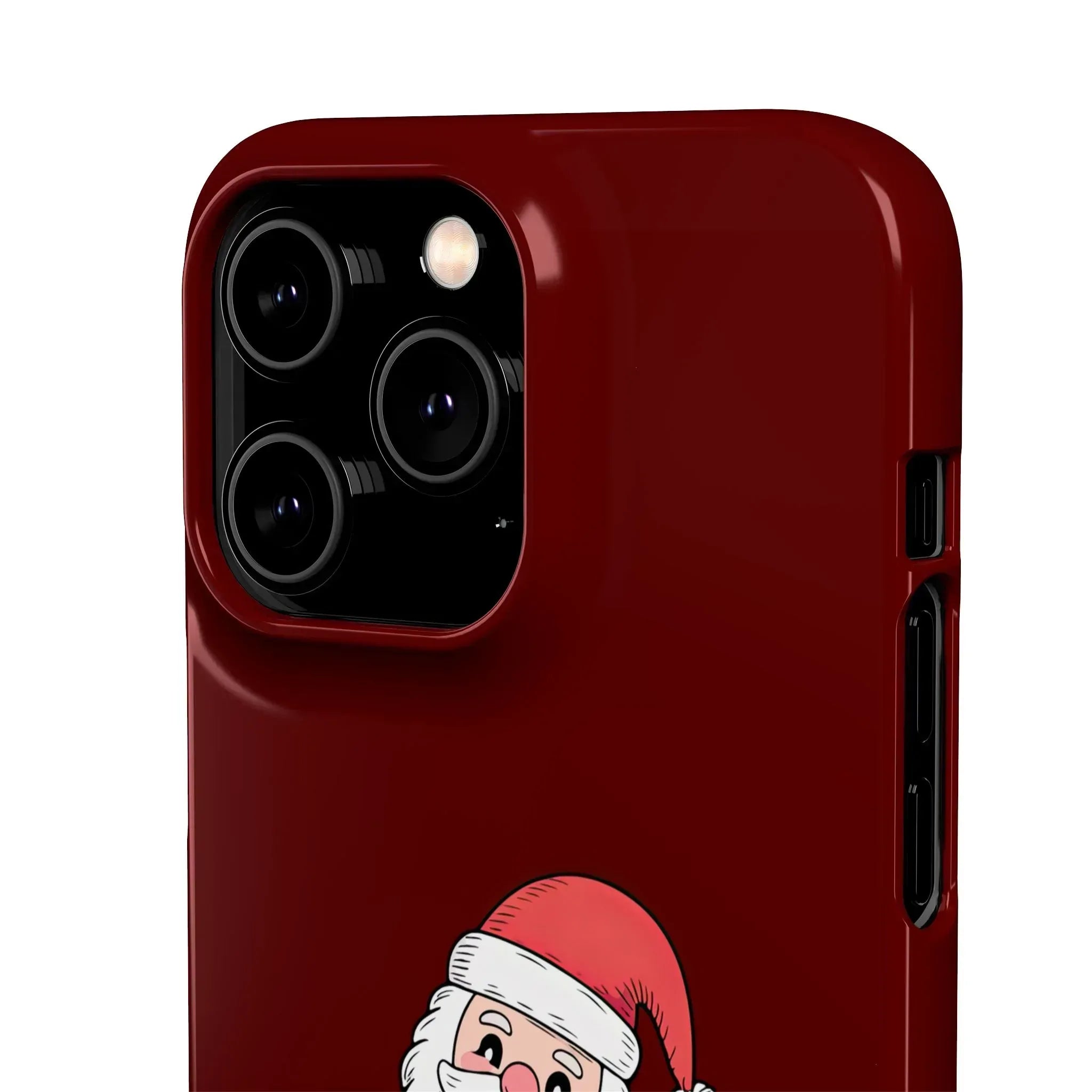 Crimson Claus Phone Case for iPhone 8-17 and Galaxy S20-S25 - KARARMDESIGN