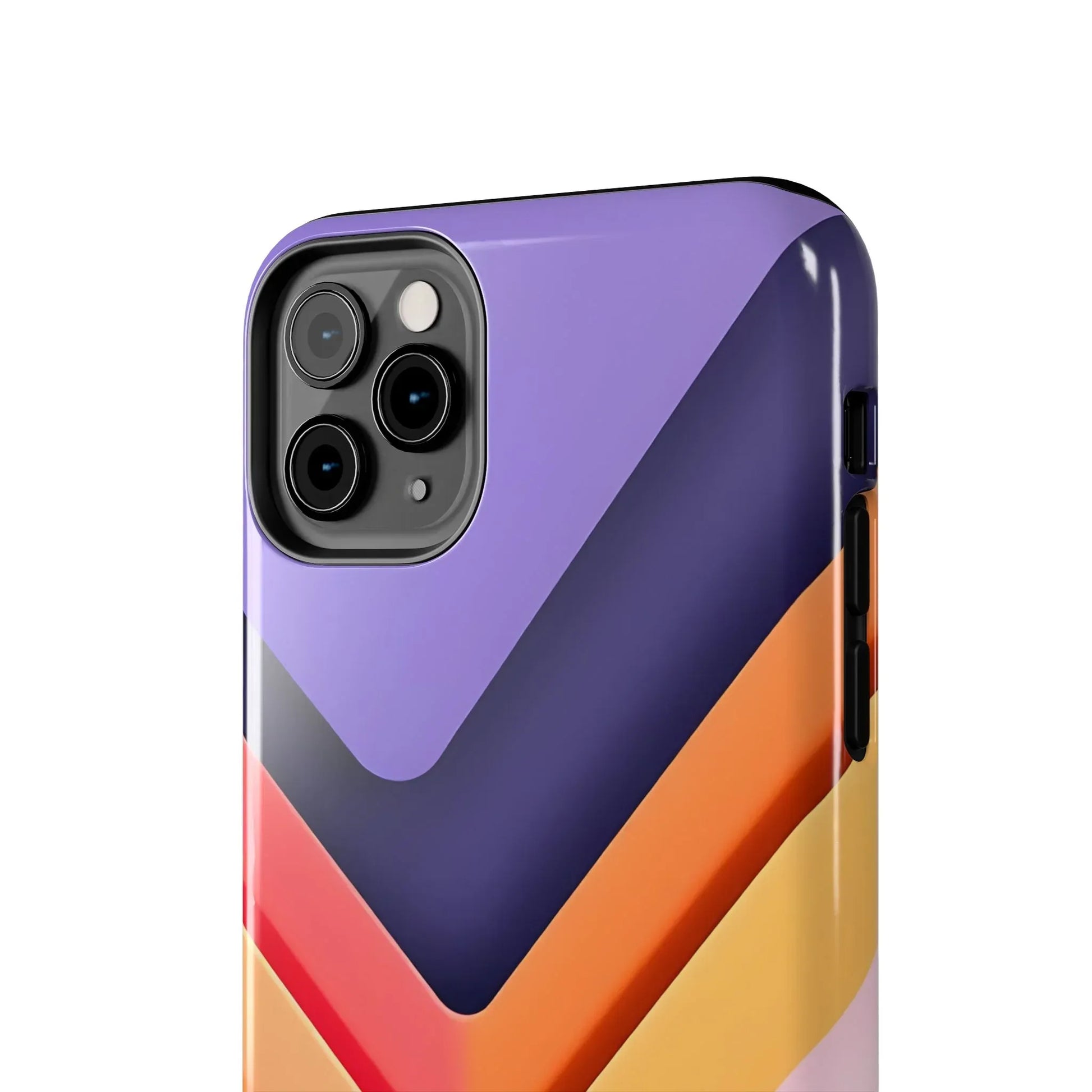 Vibrant Geometric Chevron Phone Case for iPhone and Galaxy - KARARMDESIGN
