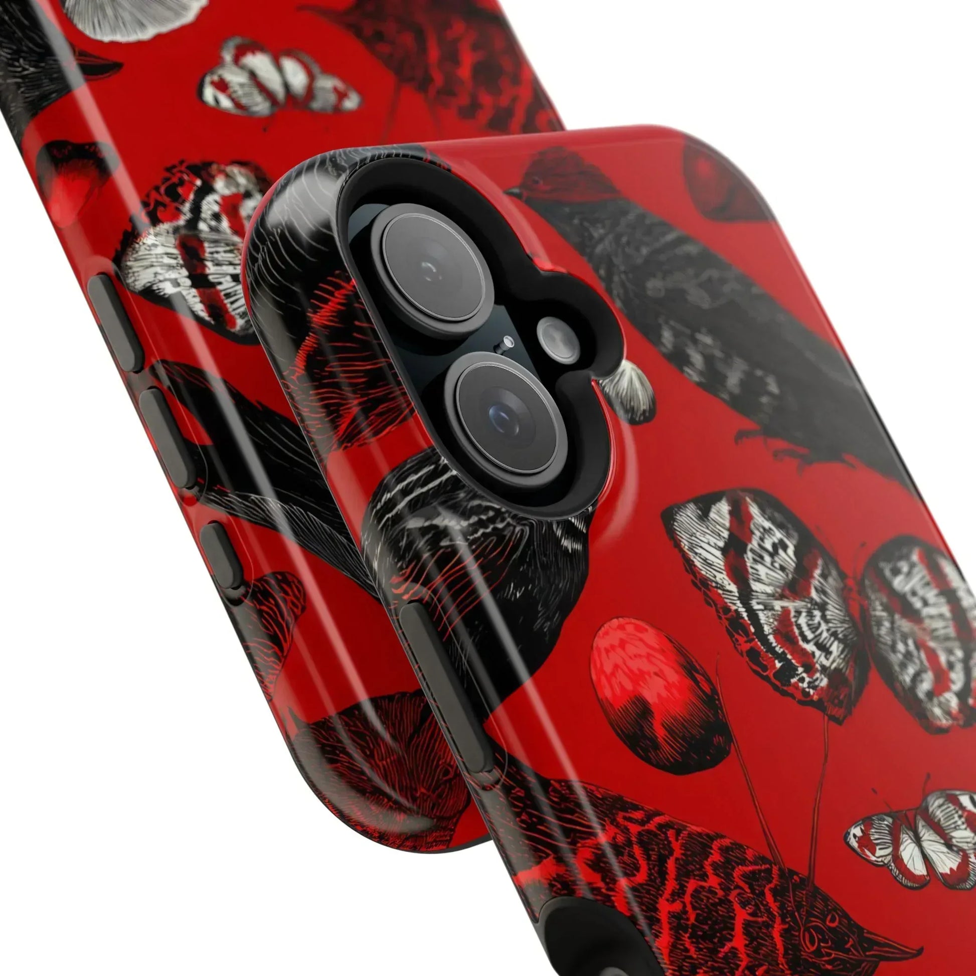 Crimson Wilderness Phone Case for iPhone 11-17 - KARARMDESIGN
