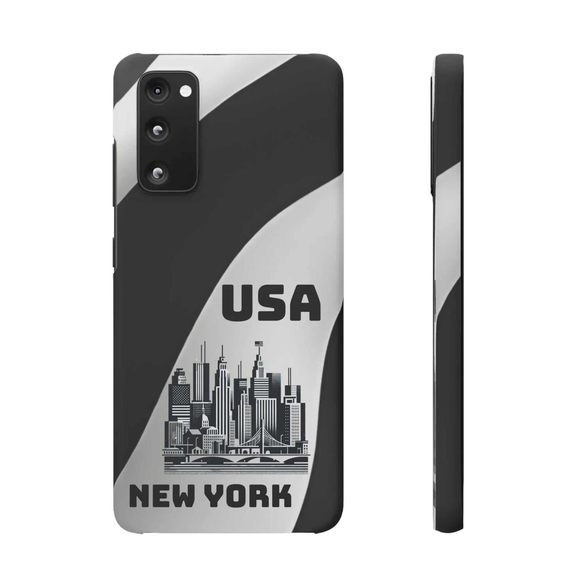 Monochrome New York City Phone Case for iPhone, Galaxy & Pixel - KARARMDESIGN