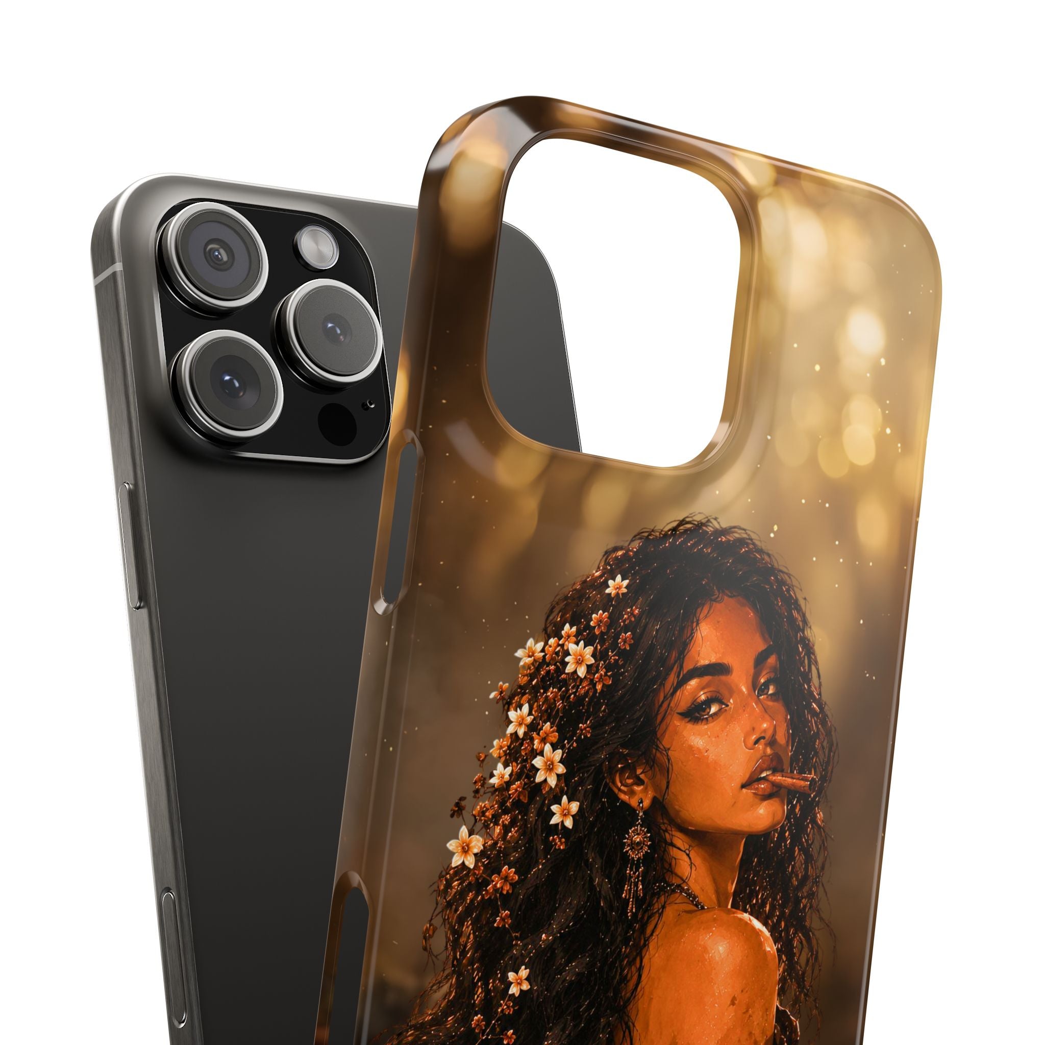 Cinnamon Girl Phone Case for iPhone 11-17 & Samsung Galaxy S20-S26