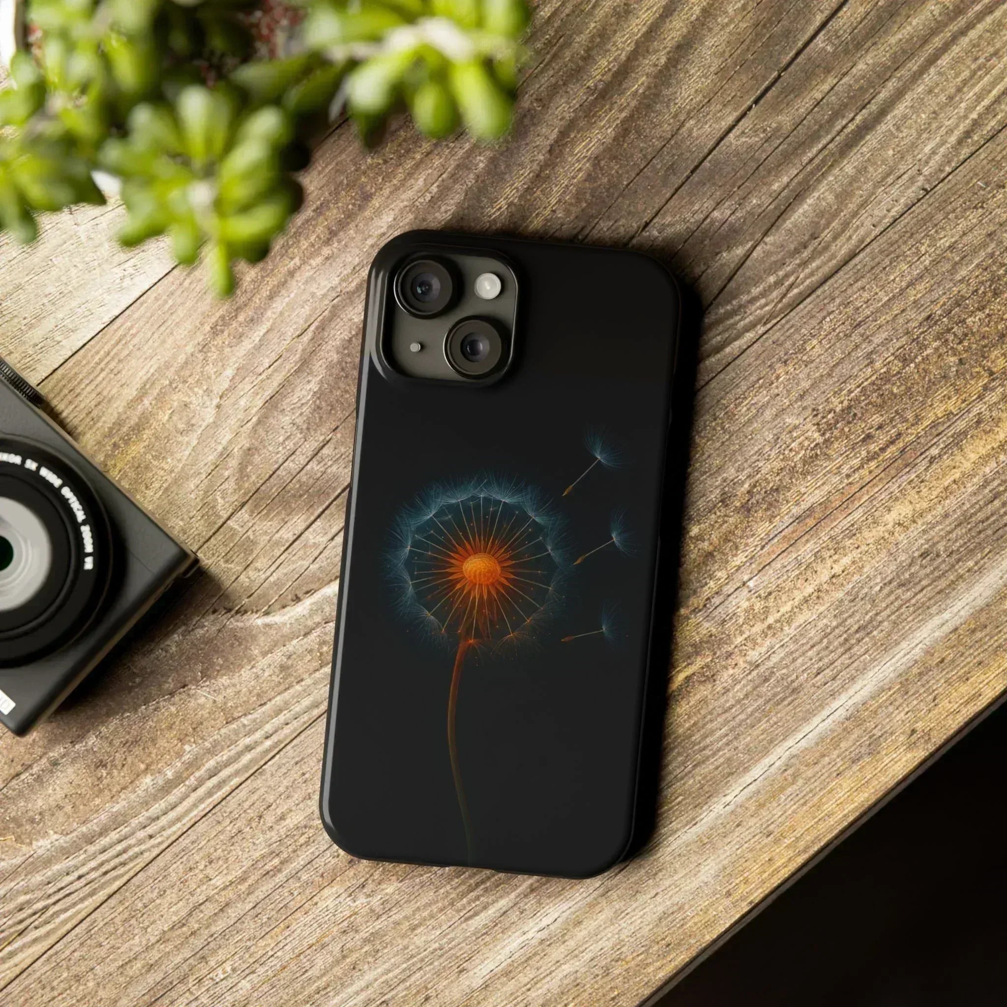 Glowing Dandelion Phone Case for iPhone 11-16 - KARARMDESIGN